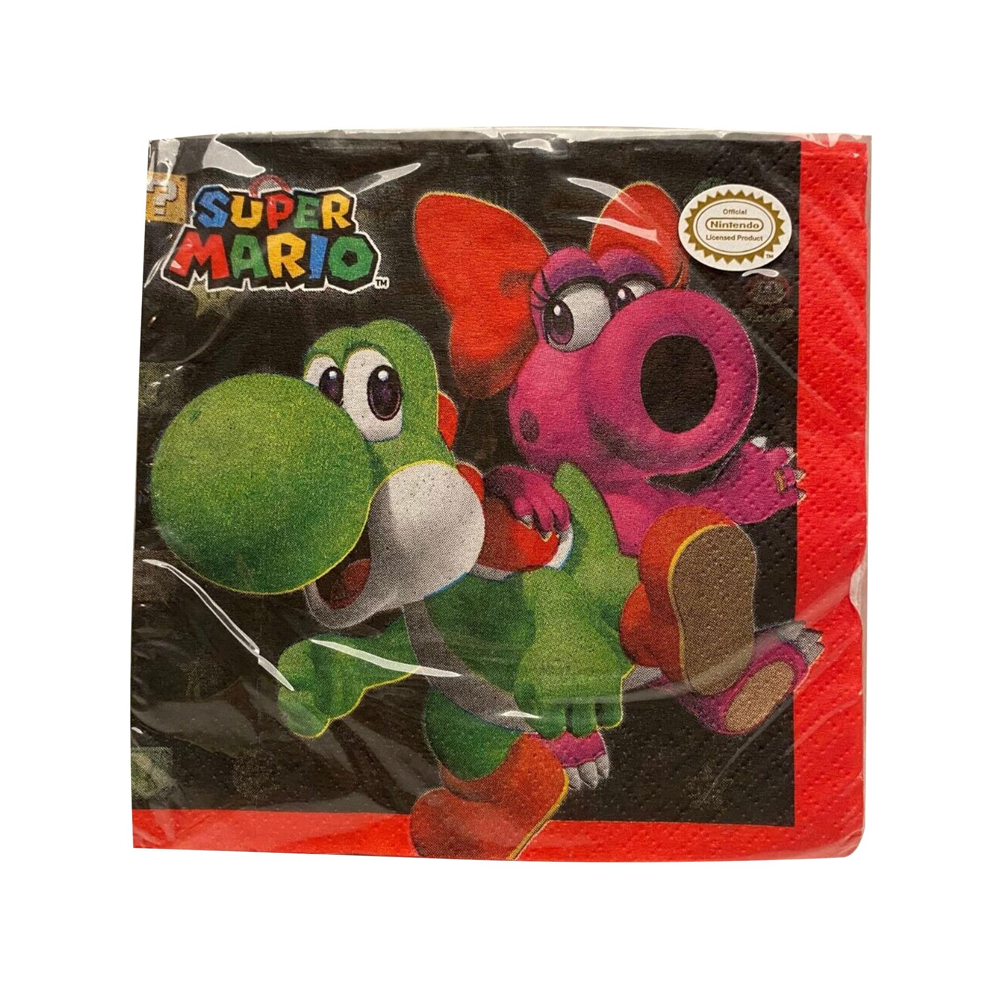 Super Mario Bros. Beverage Napkins, 16 Count
