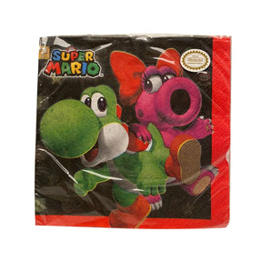 Super Mario Bros. Beverage Napkins, 16 Count