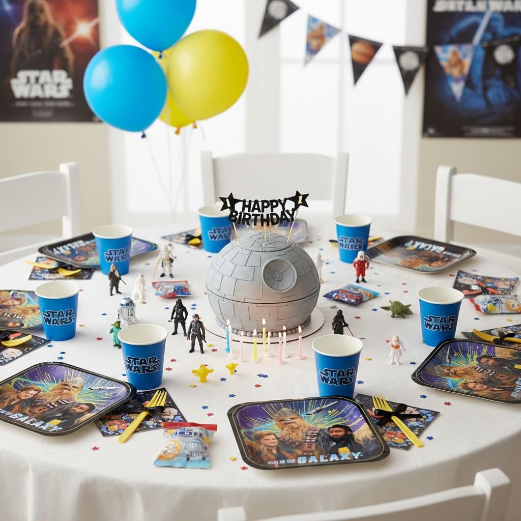 Star Wars Han Solo 7" Square Paper Party Plates, 8-Pack