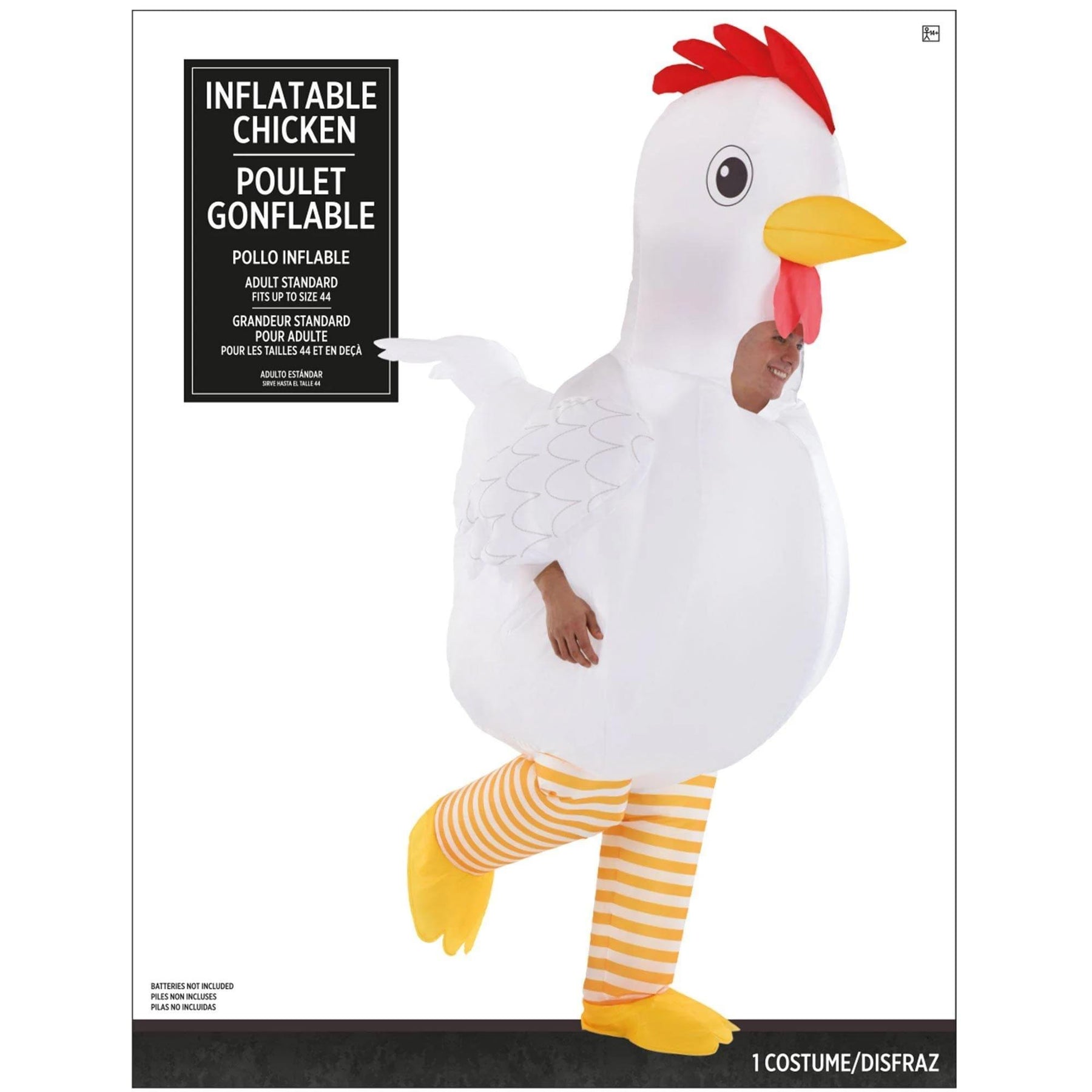 Chicken Adult Inflatable Costume One Size Free Shipping