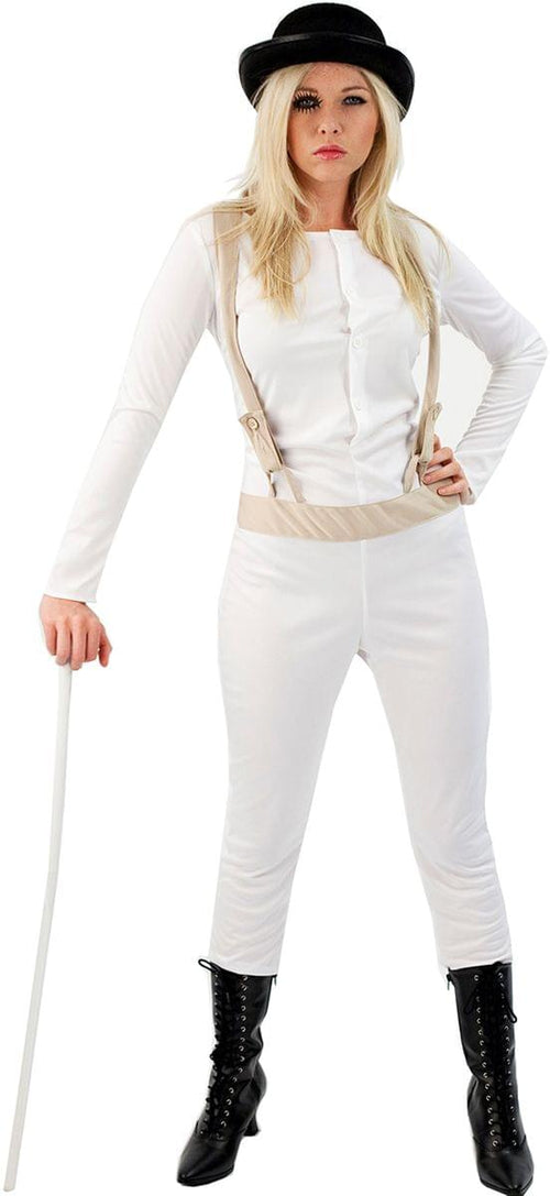 Womens Clockwork Orange Female Adult Costume Uk Size 10 14 Halloween main image 1