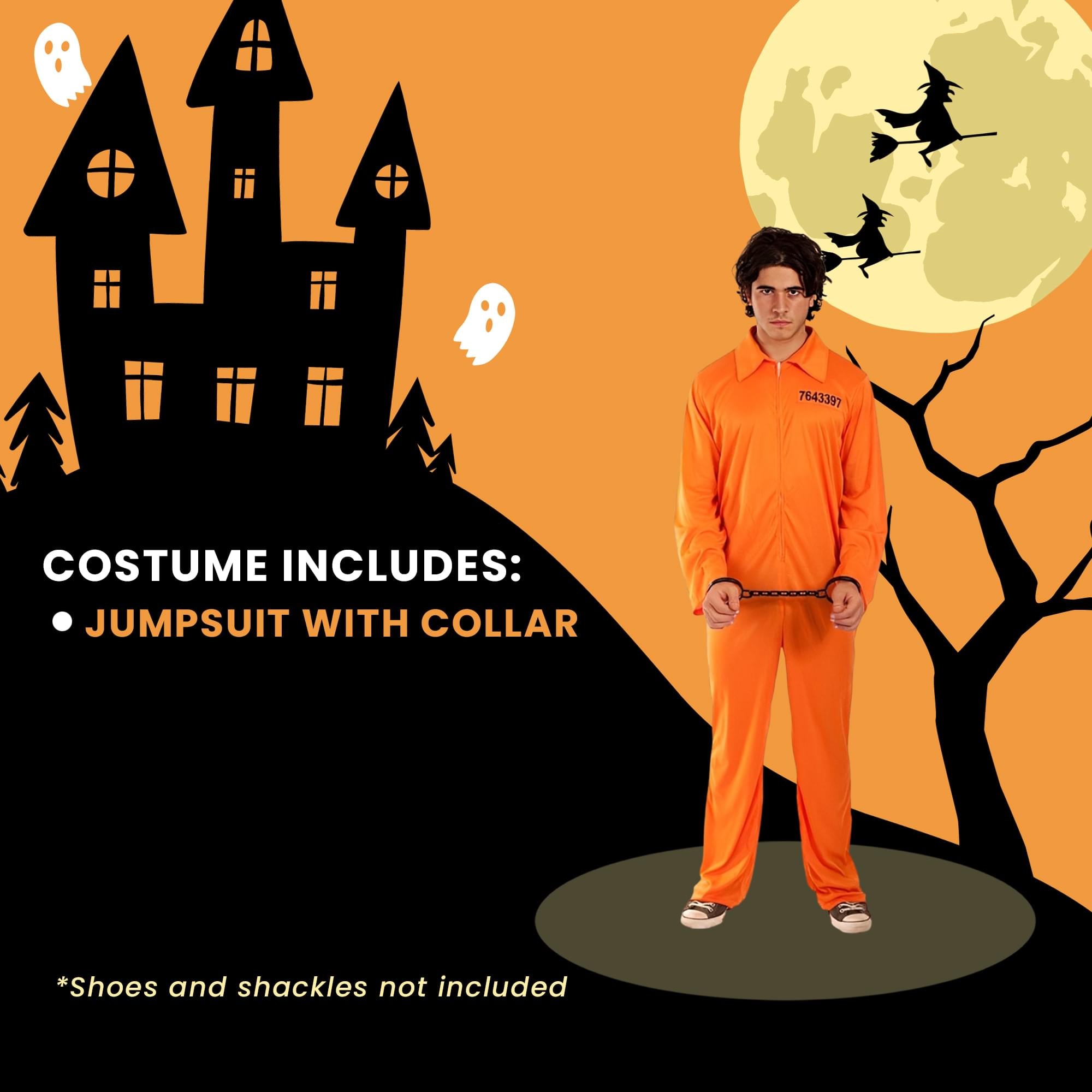 Prisoner Orange Adult Costume