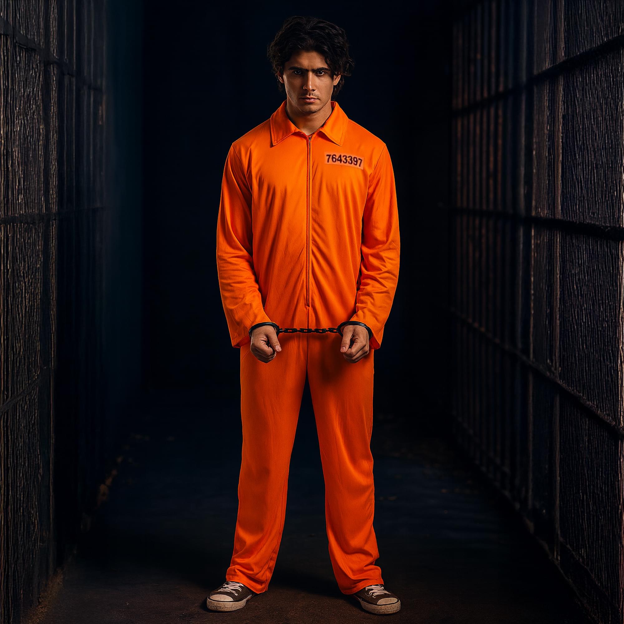 Prisoner Orange Adult Costume