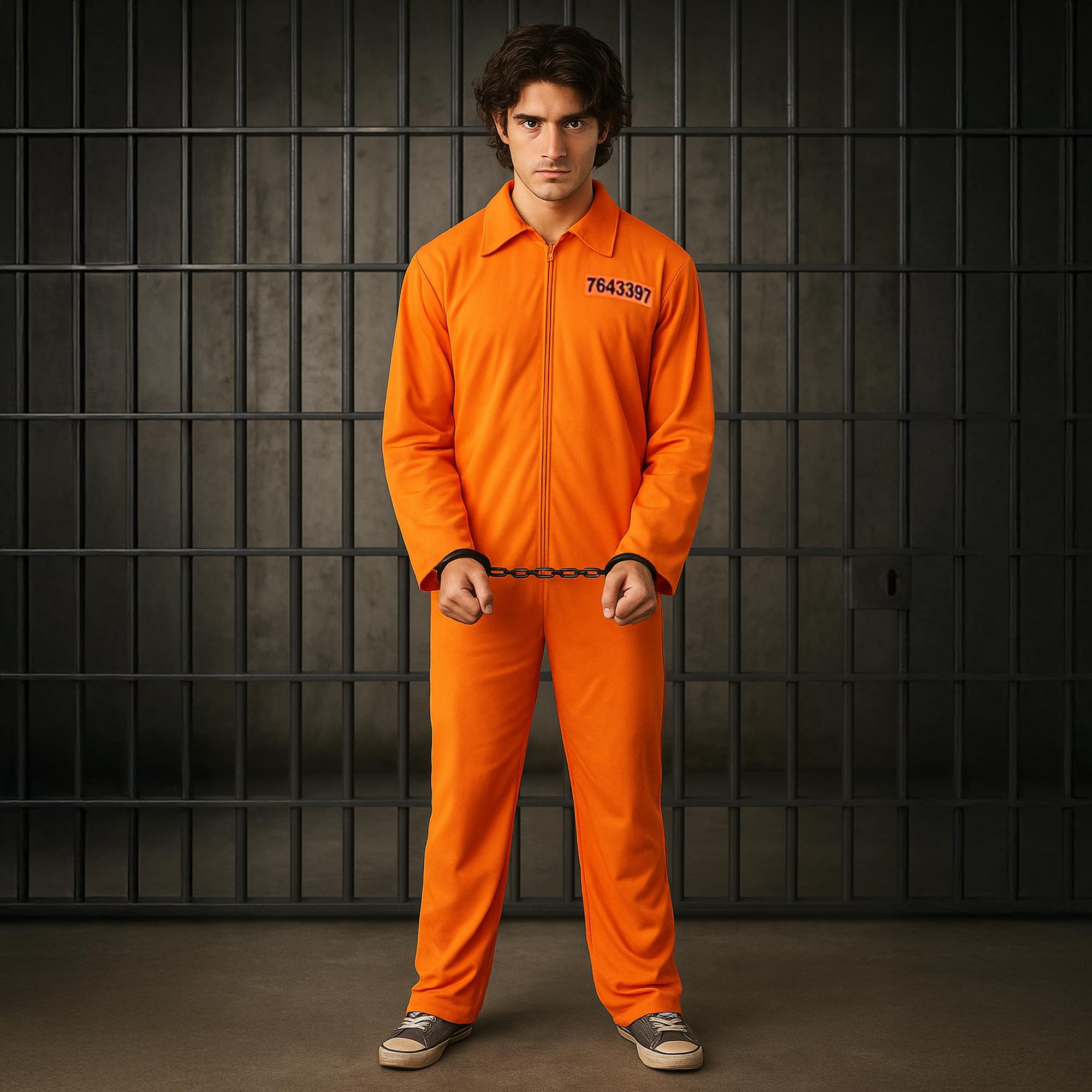 Prisoner Orange Adult Costume