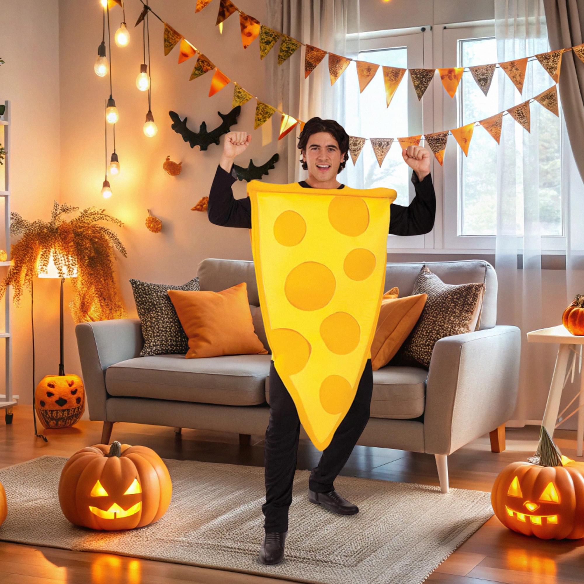 The Big Cheese Adult Pizza Slice Costume