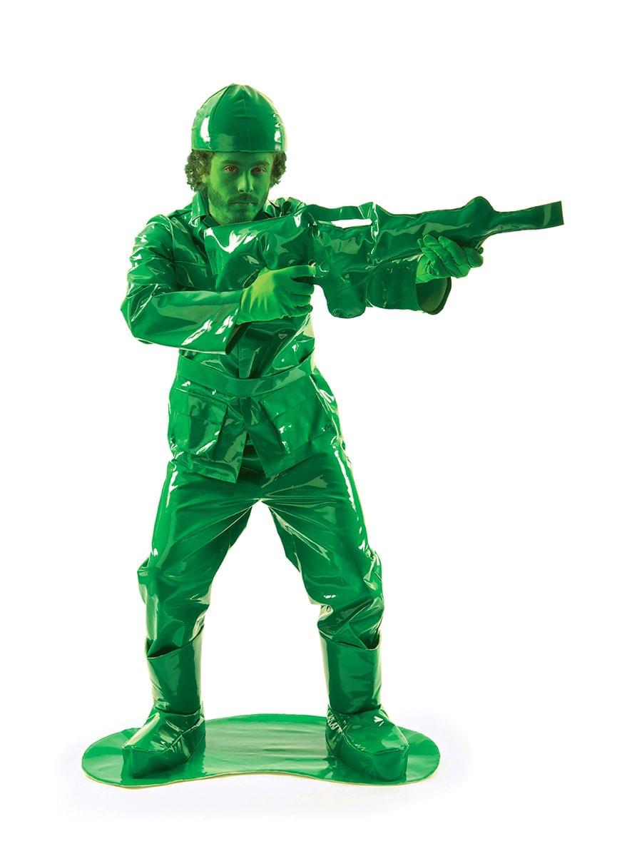 Toy Green Army Man Adult Costume