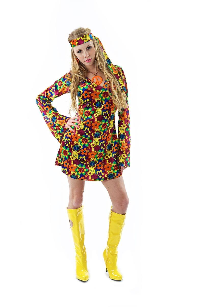 Female Hippy Adult Costume