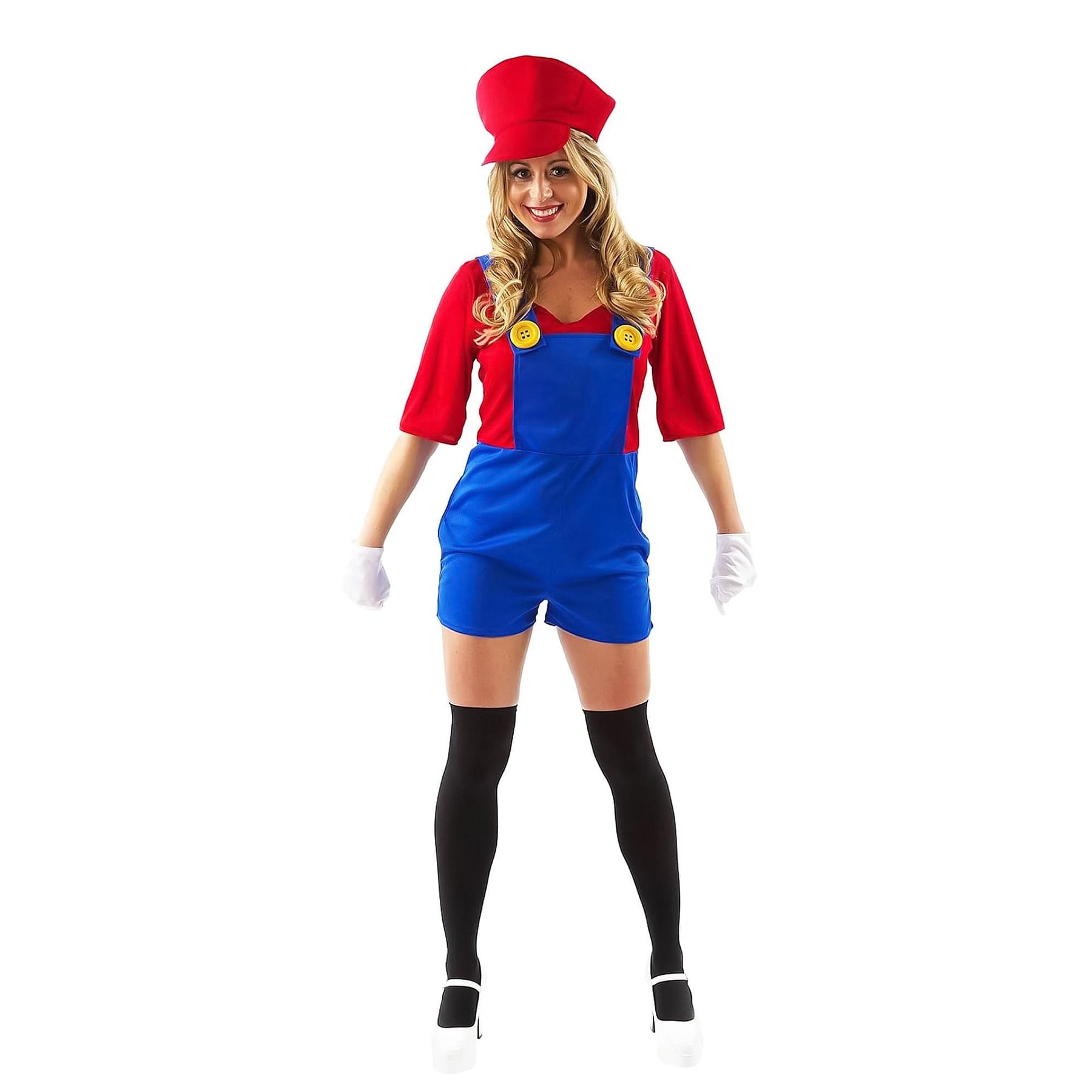 Female Super Plumber/ Mario Adult Costume