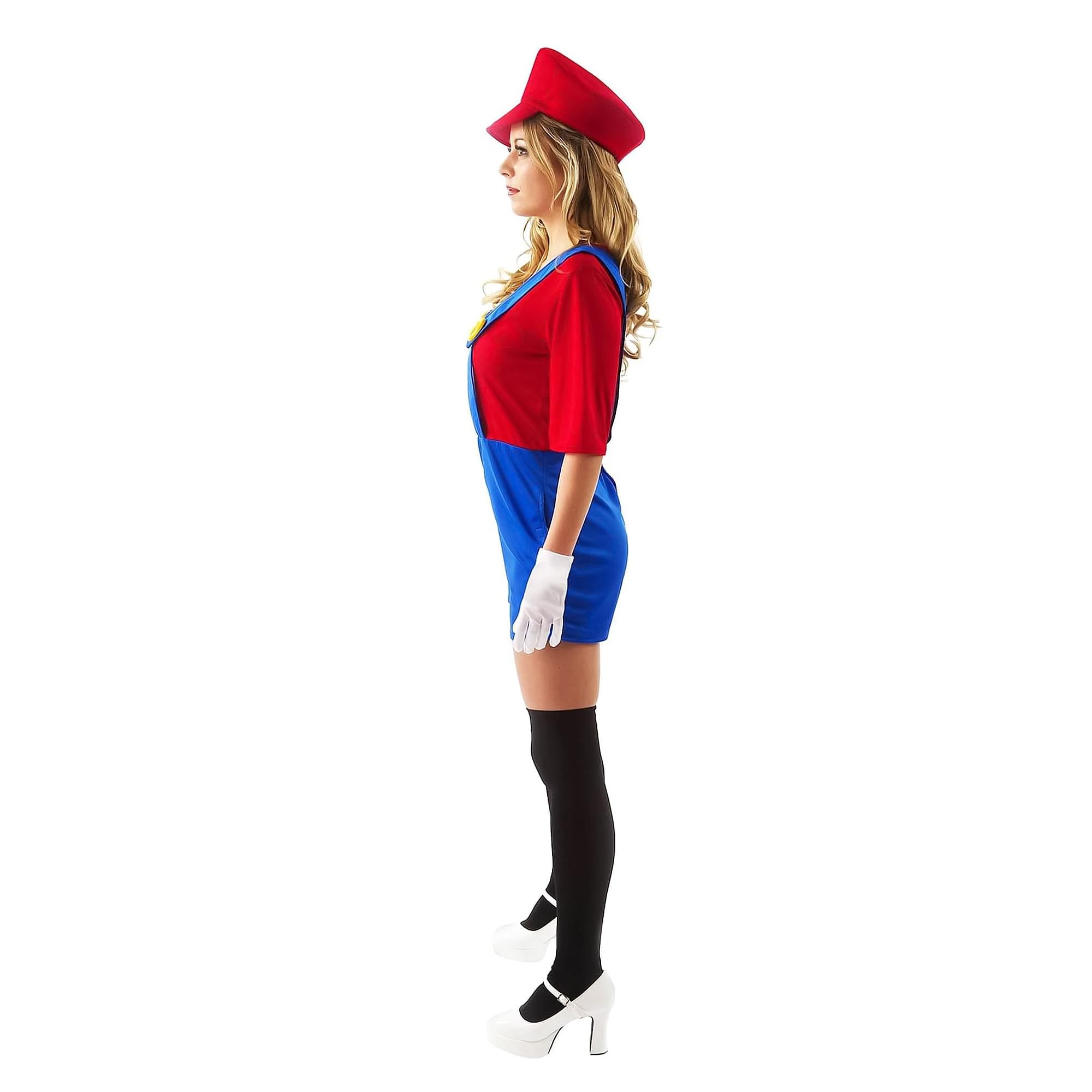 Female Super Plumber/ Mario Adult Costume
