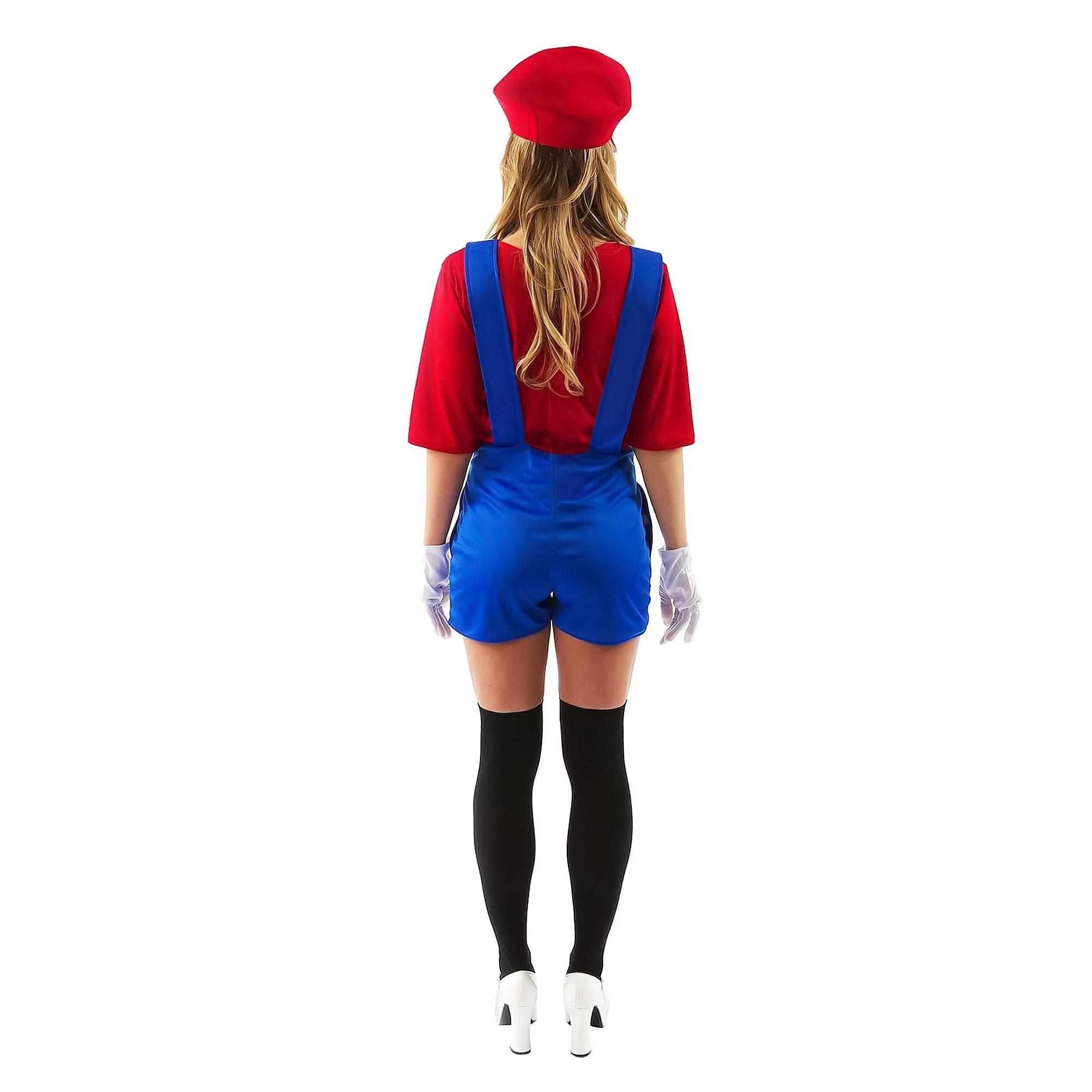 Female Super Plumber/ Mario Adult Costume