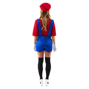 Female Super Plumber/ Mario Adult Costume