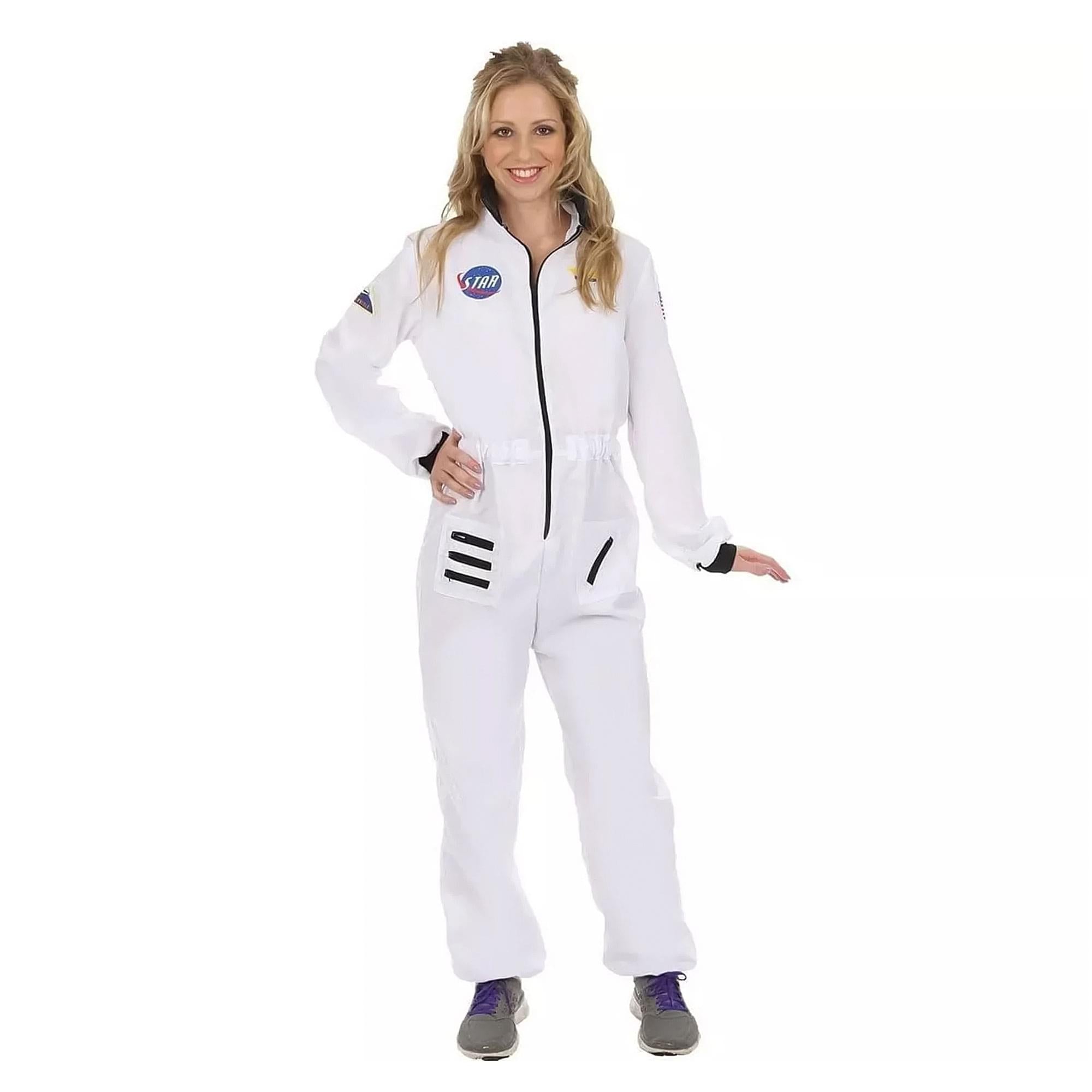 Women's White Astronaut Costume