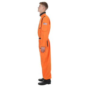 Men's Orange Astronaut Costume