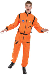 Men's Orange Astronaut Costume