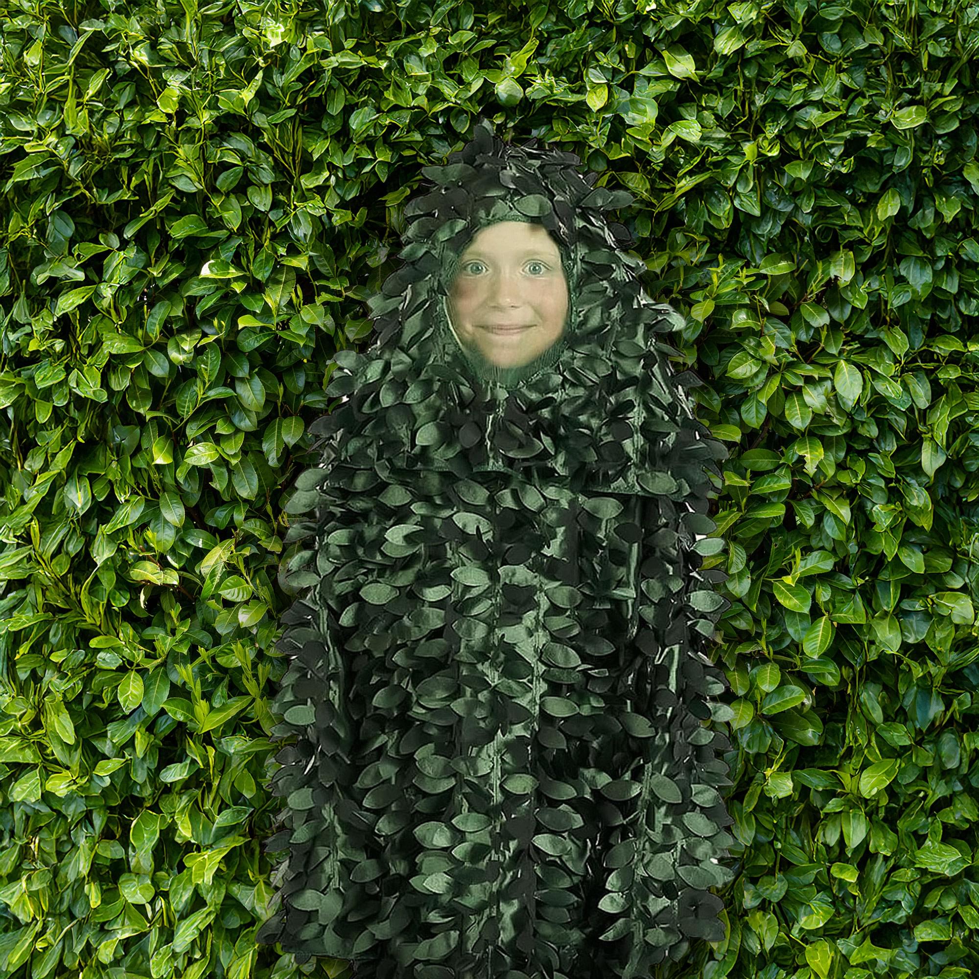 Leafy Camo Suit Kids Costume | Bushman Costume | One Size Fits Up to Size 10