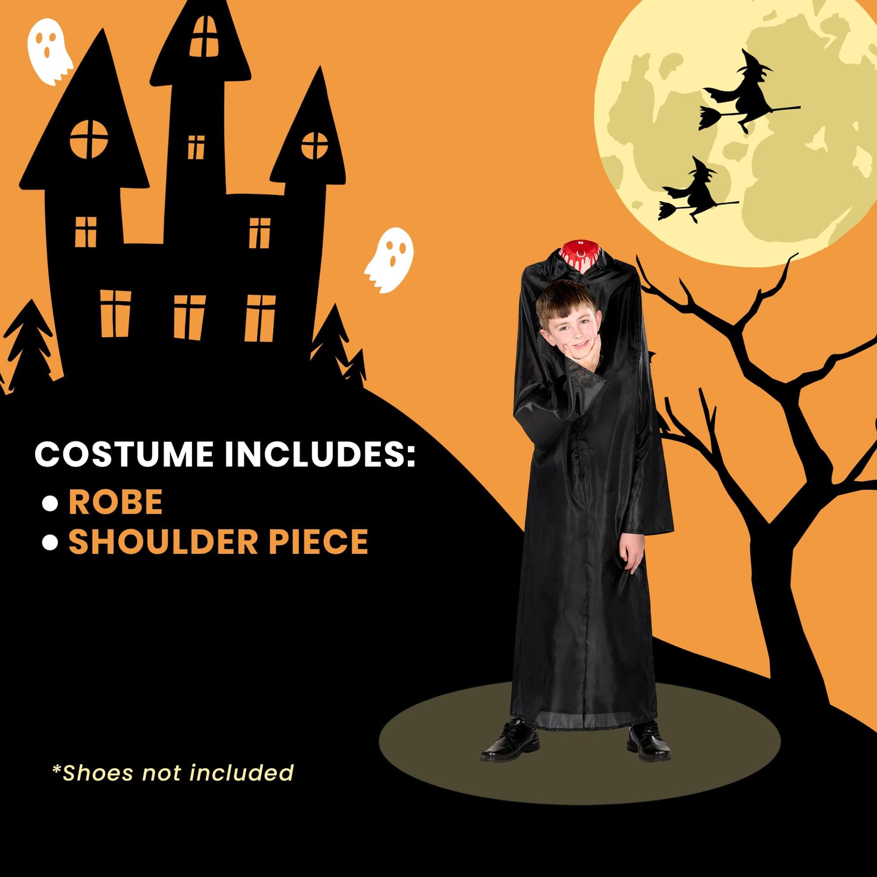 Headless Horseman Child Costume | One Size