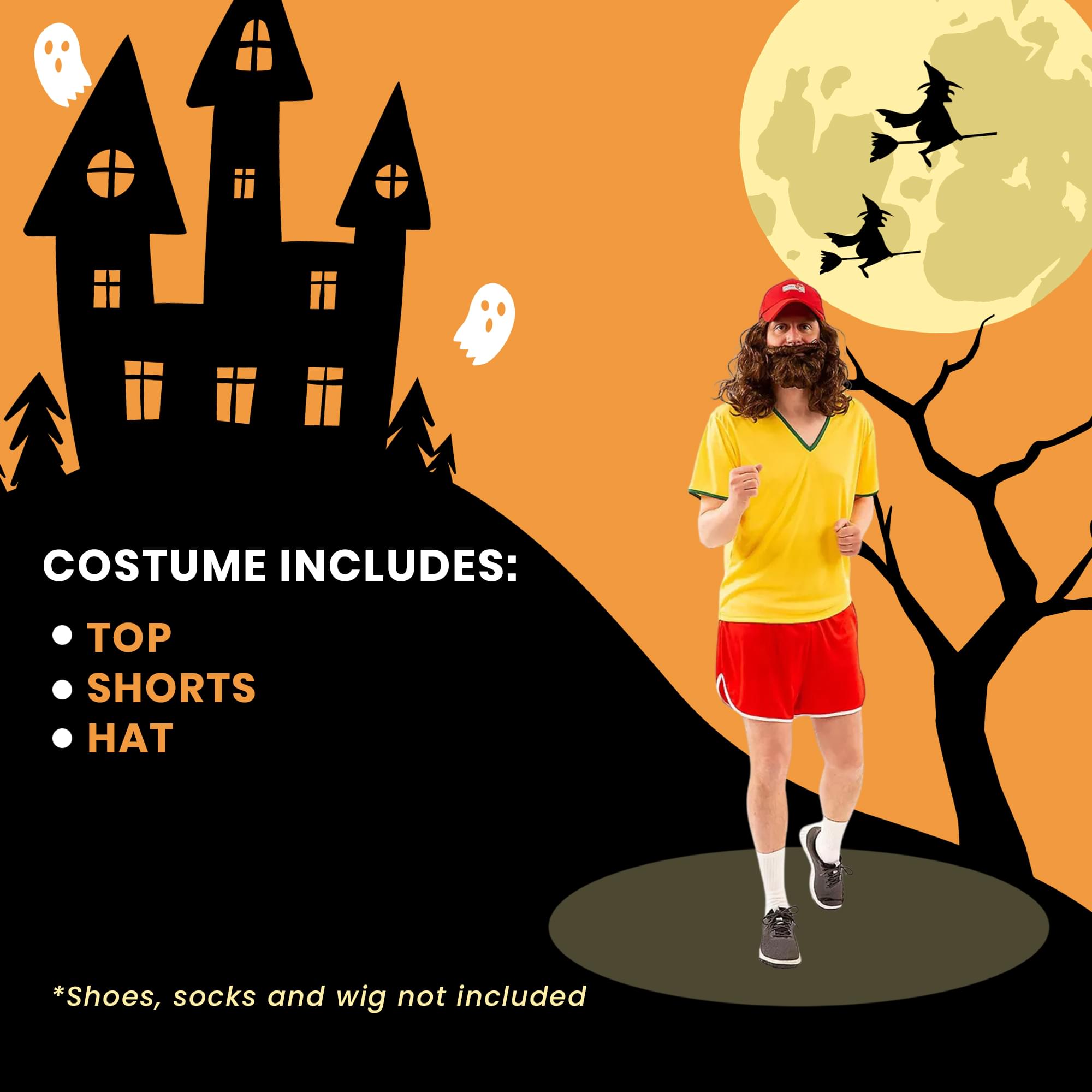 Running Man Costume Adult