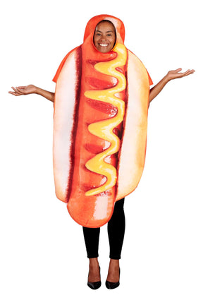 Hot Dog Adult Costume | One Size