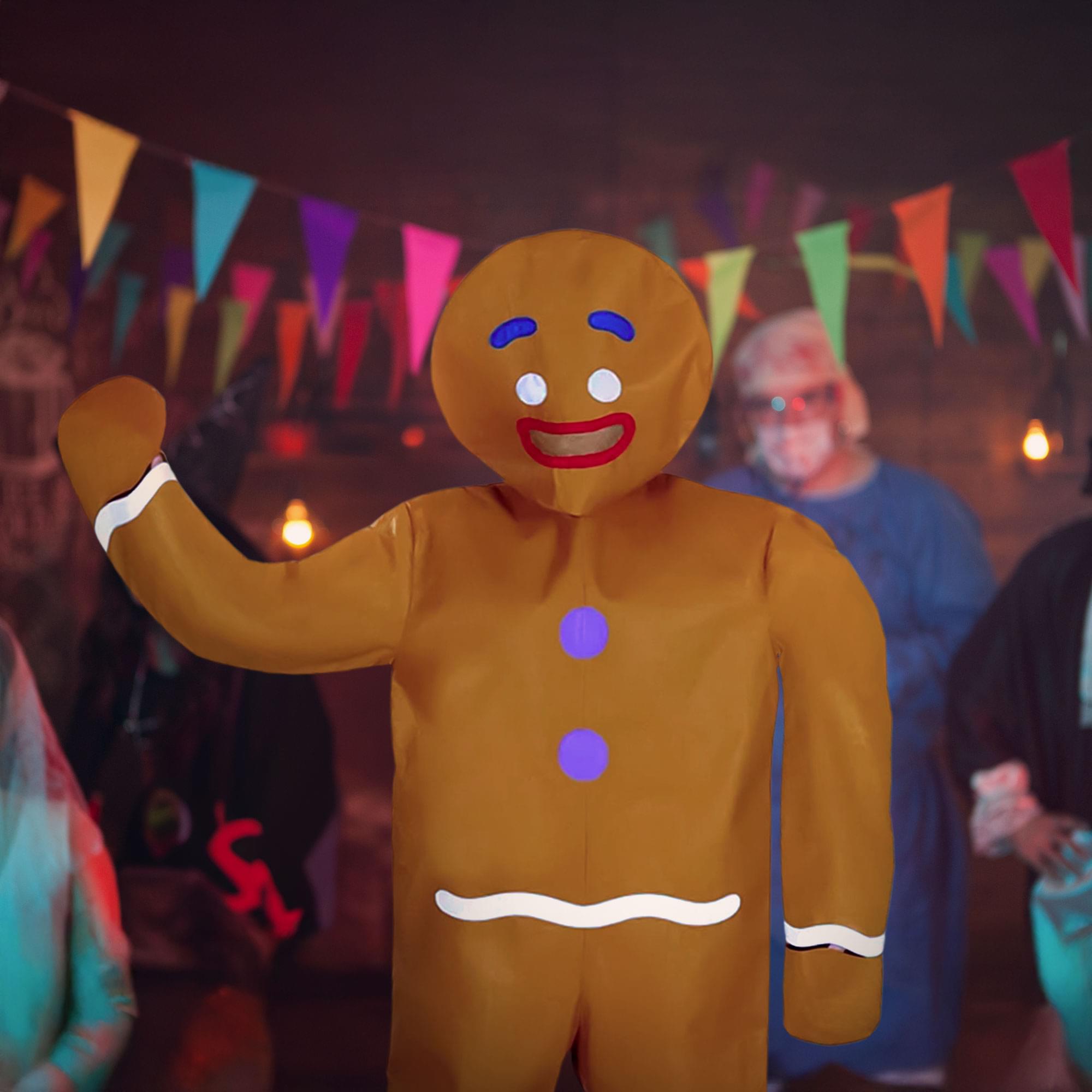 Gingerbread Man Adult Costume | One Size