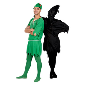 Lost Boy and His Shadow Adult 2 in 1 Costume | One Size