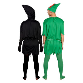 Lost Boy and His Shadow Adult 2 in 1 Costume | One Size