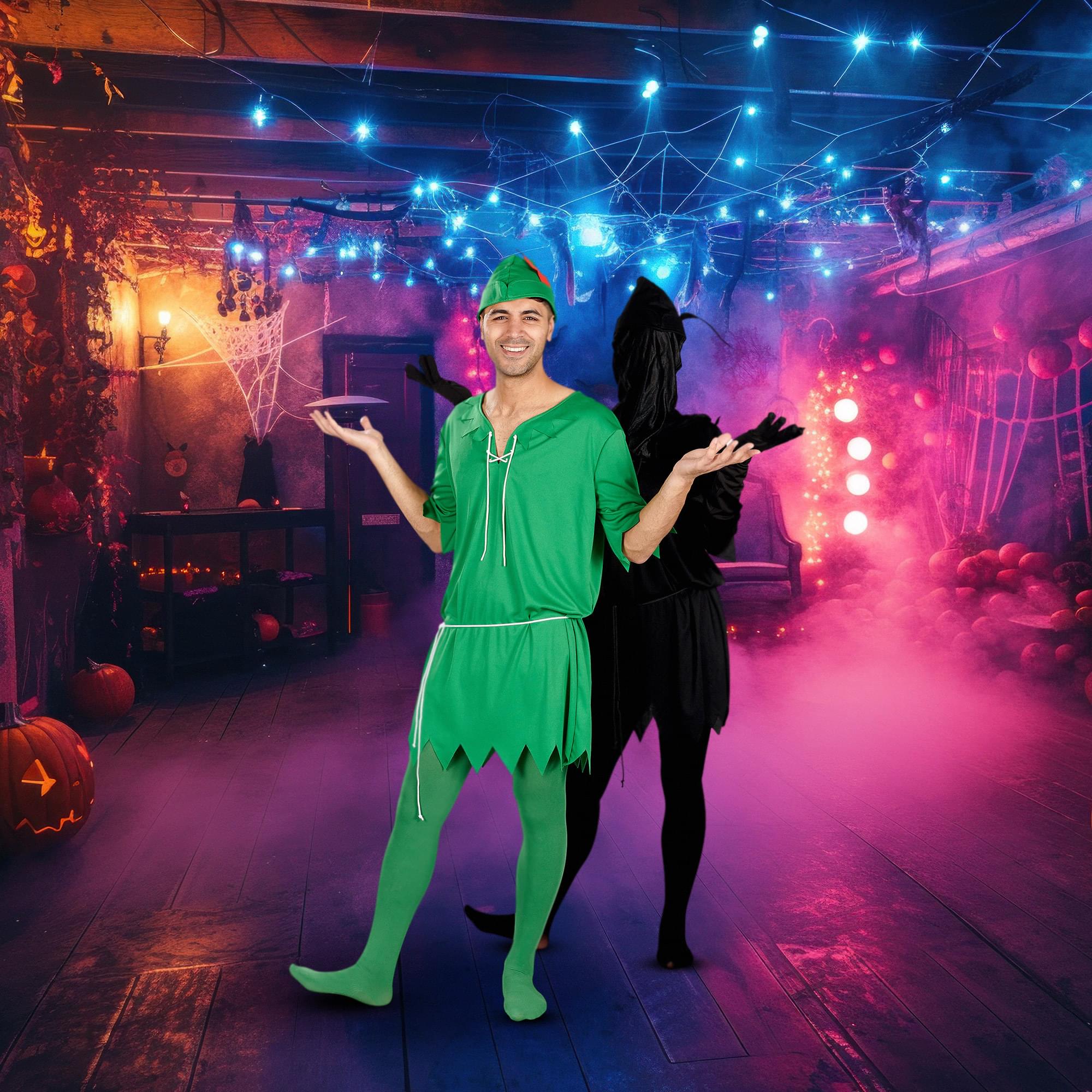 Lost Boy and His Shadow Adult 2 in 1 Costume | One Size
