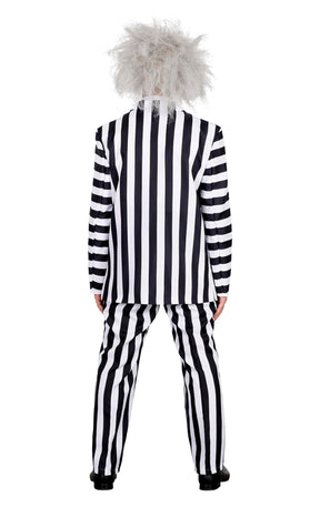 Black & White Striped Suit Adult Costume