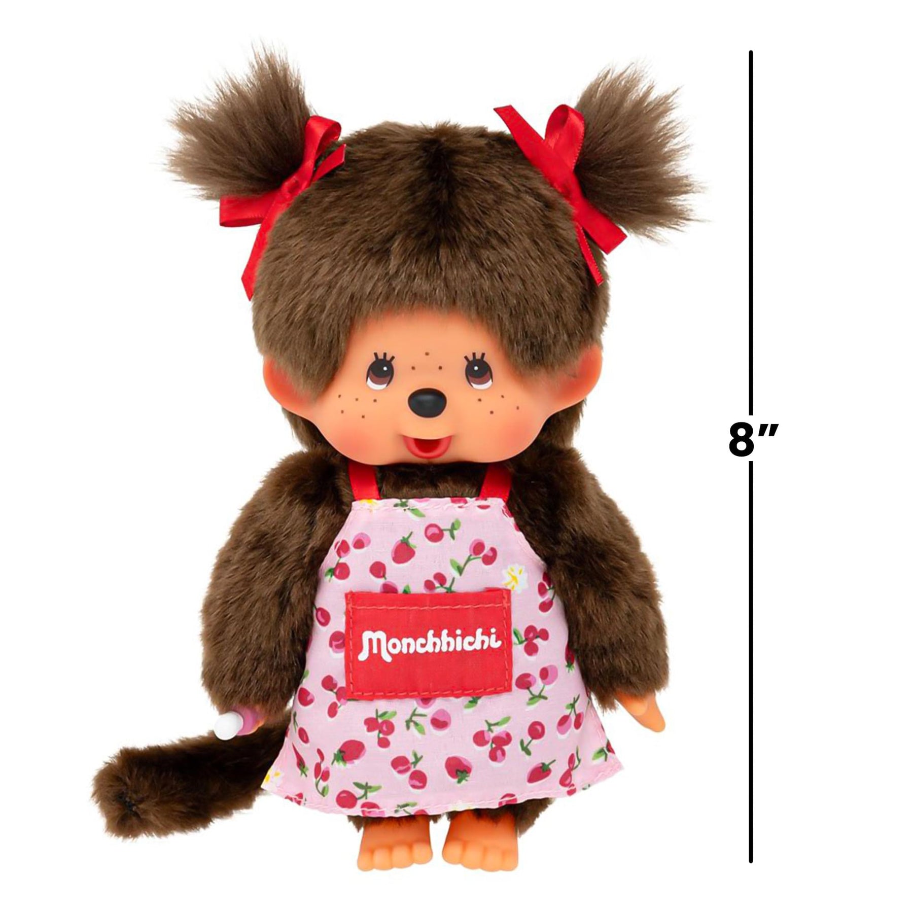Monchhichi Flower Apron Girl 8 Inch Plush