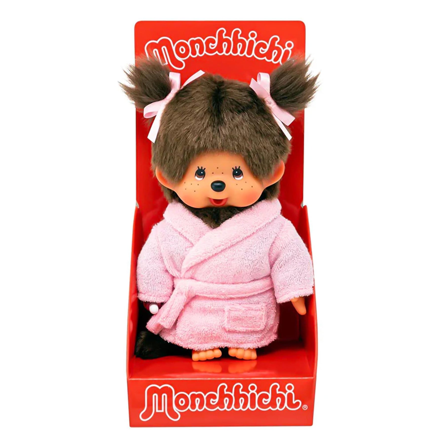 Monchhichi Bathrobe Girl 8 Inch Plush