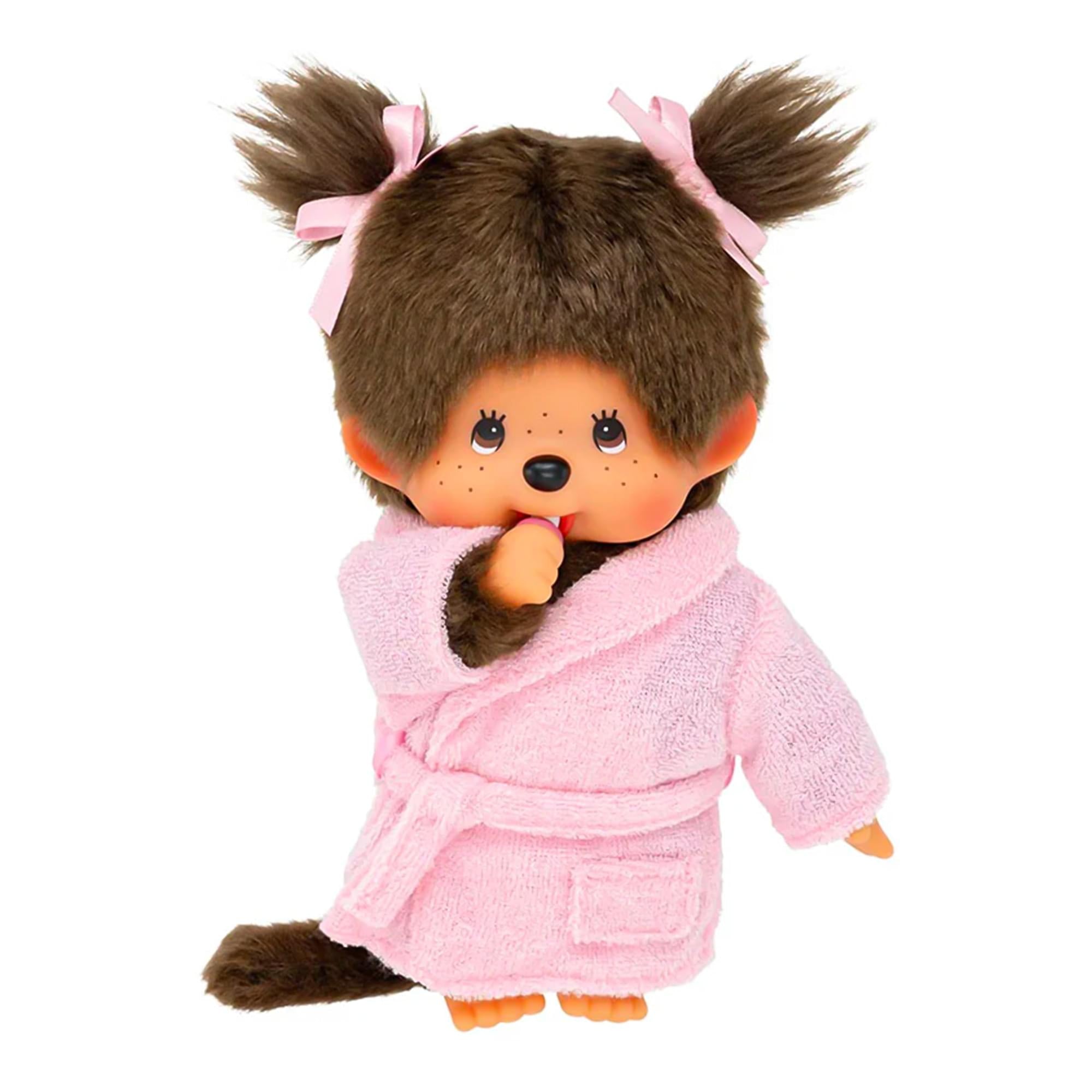 Monchhichi Bathrobe Girl 8 Inch Plush