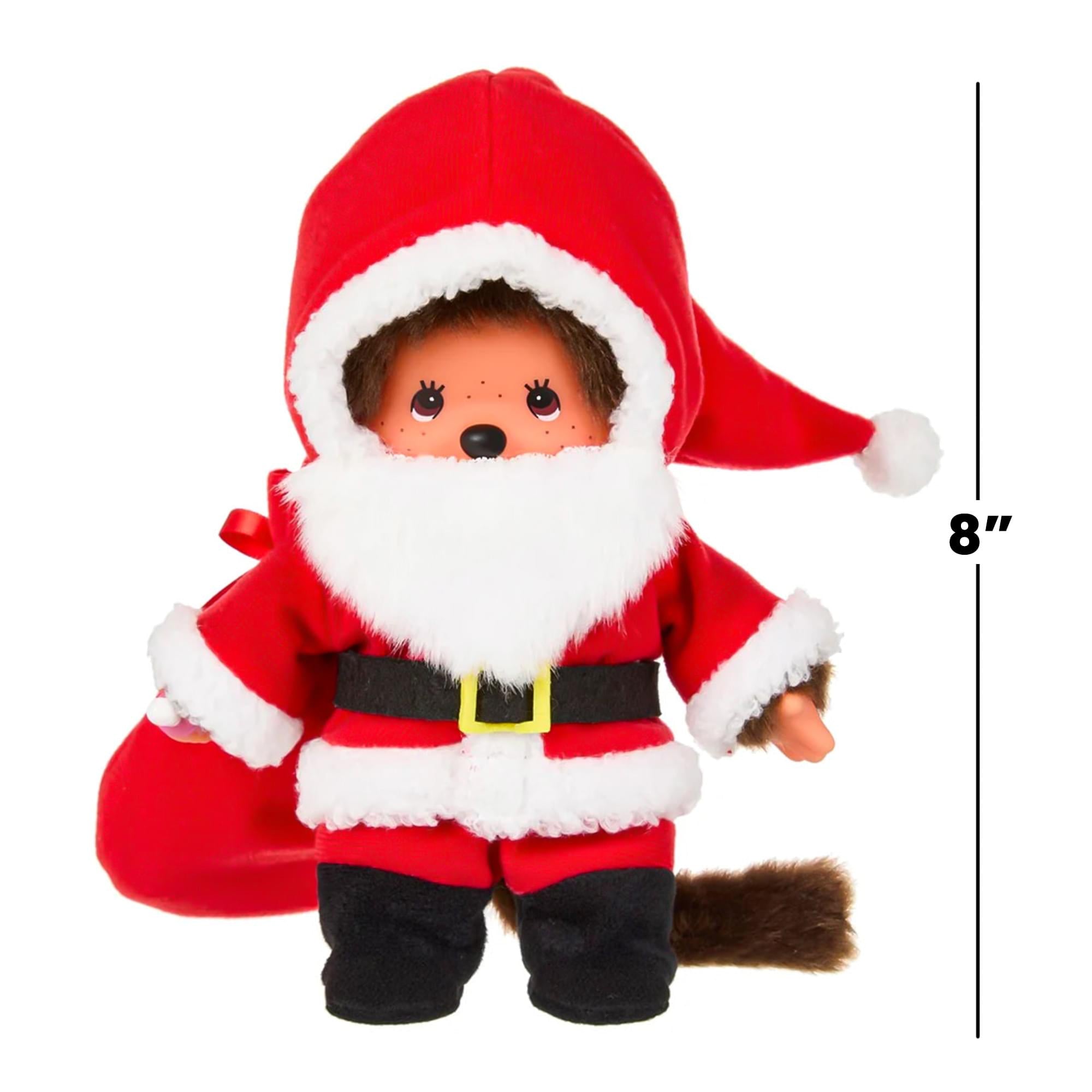 Monchhichi Santa Claus Boy 8 Inch Plush