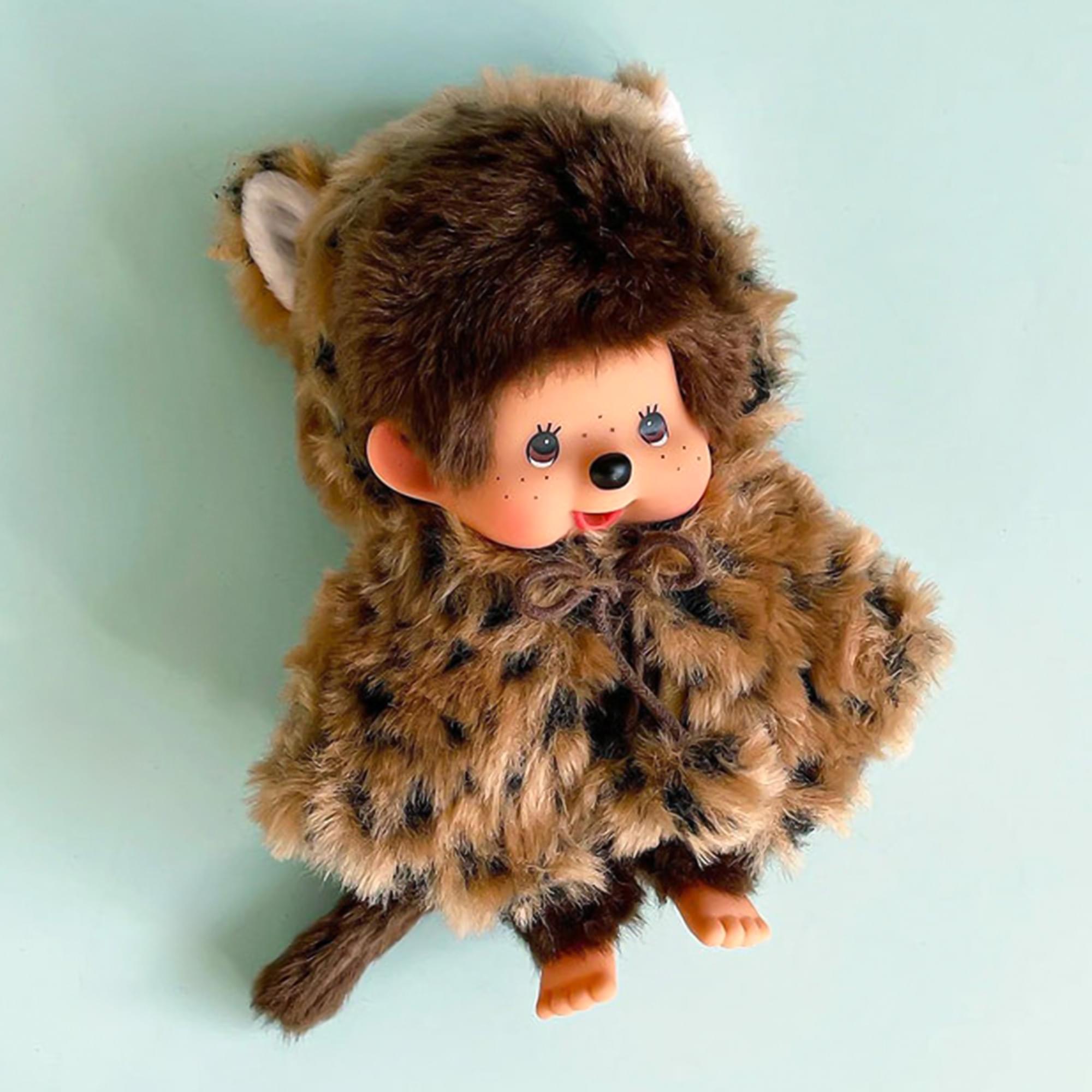 Monchhichi Leopard Hood Girl 8 Inch Plush