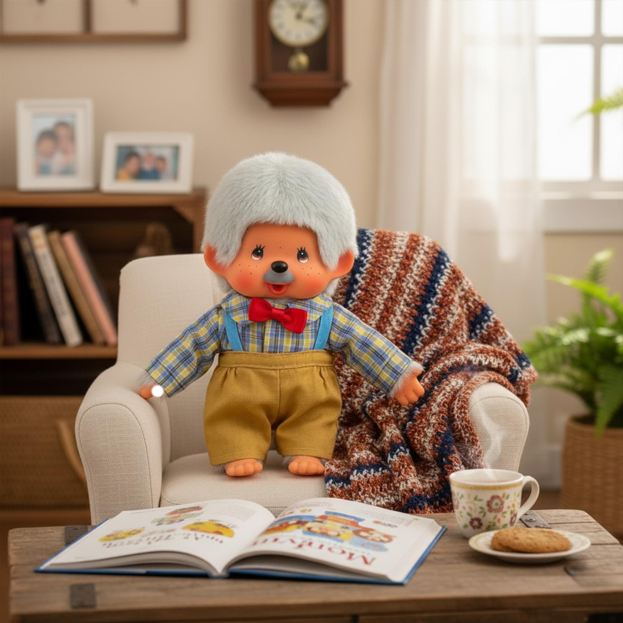 Monchhichi GrandPa 8 Inch Plush