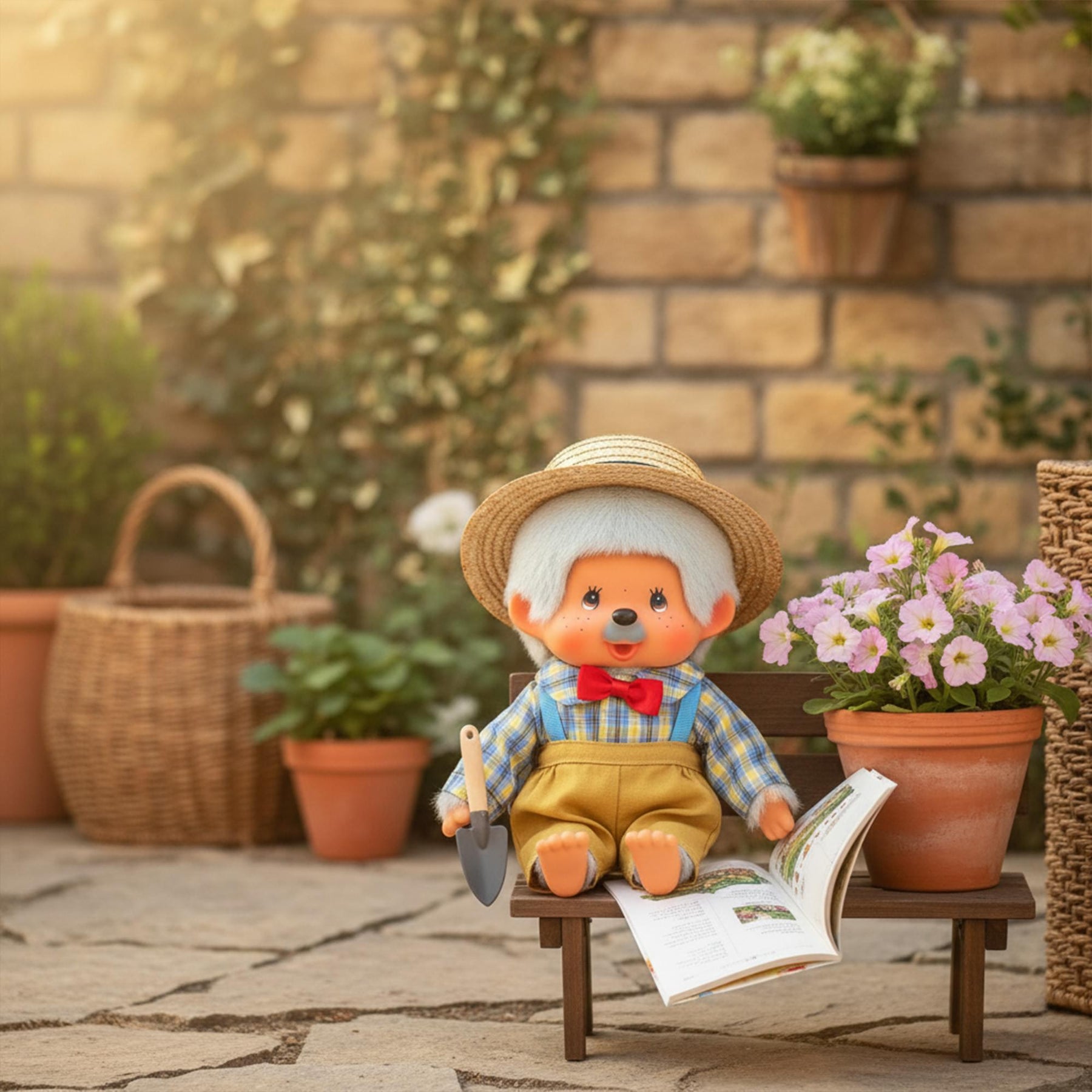 Monchhichi GrandPa 8 Inch Plush