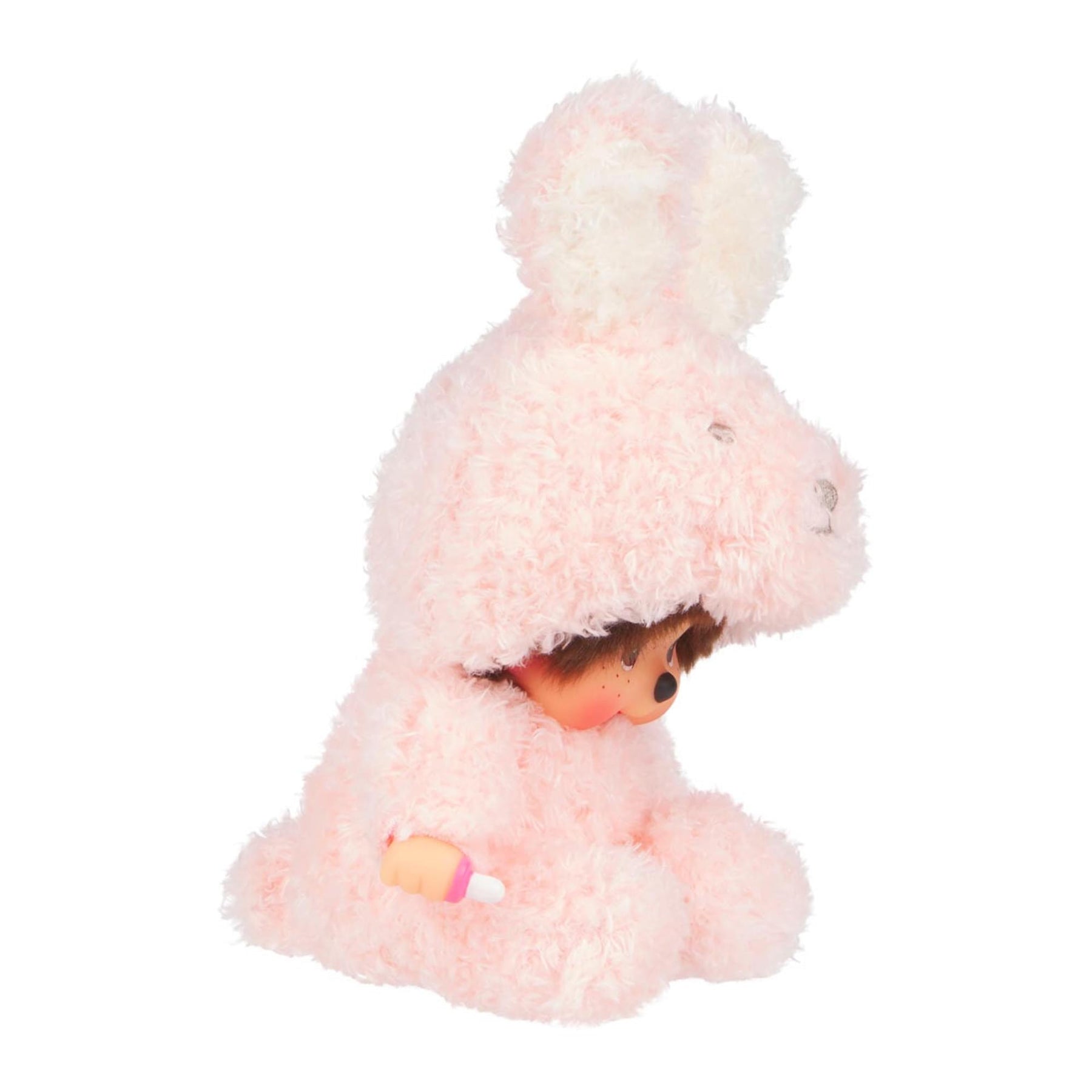 Monchhichi Sitting Fluffy Bunny 7 Inch Plush