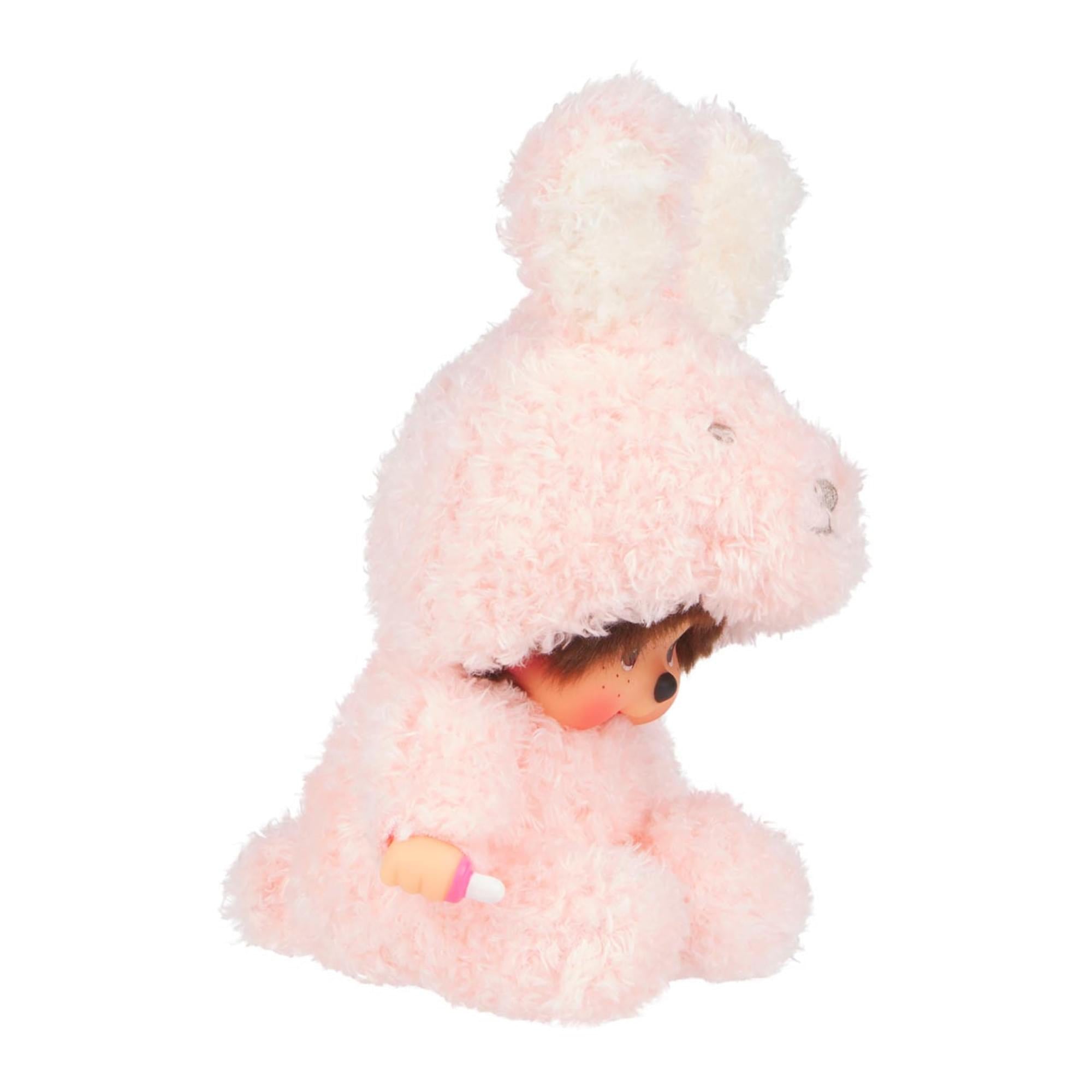 Monchhichi Sitting Fluffy Bunny 7 Inch Plush