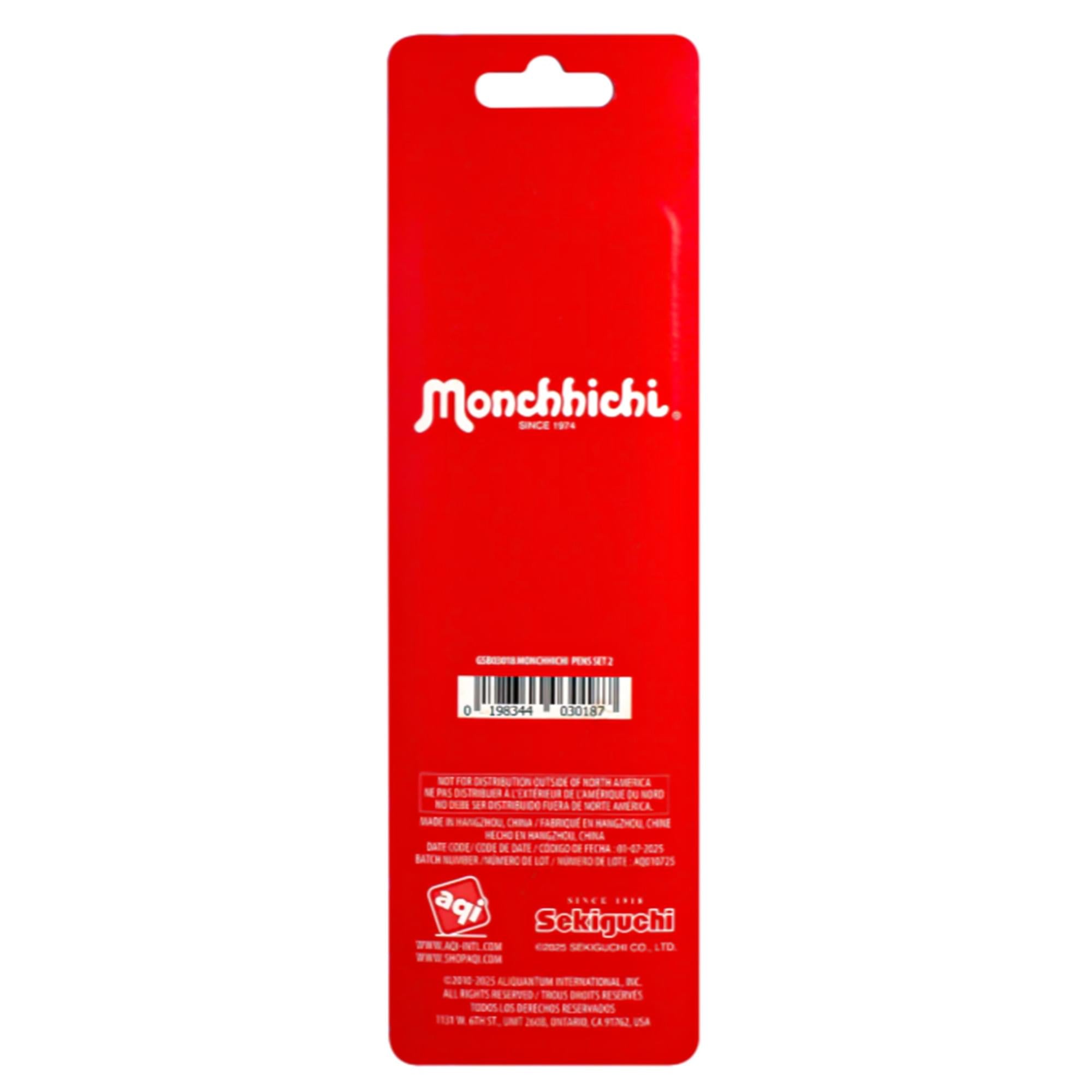 Monchhichi Erasable Boy and Girl Pen Set Of 2