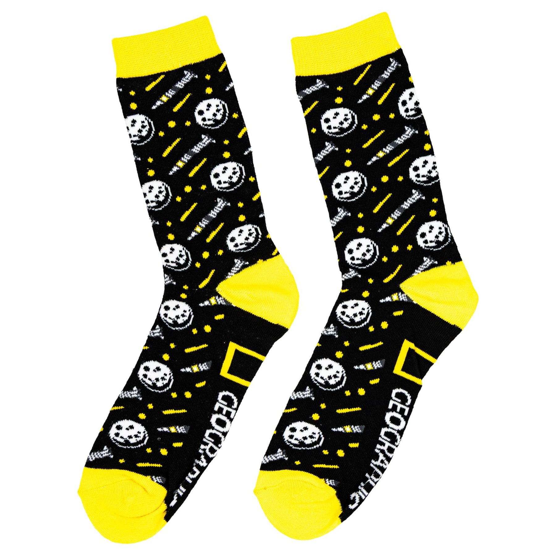 National Geographic Moon Landing Mid-Calf Adult Socks