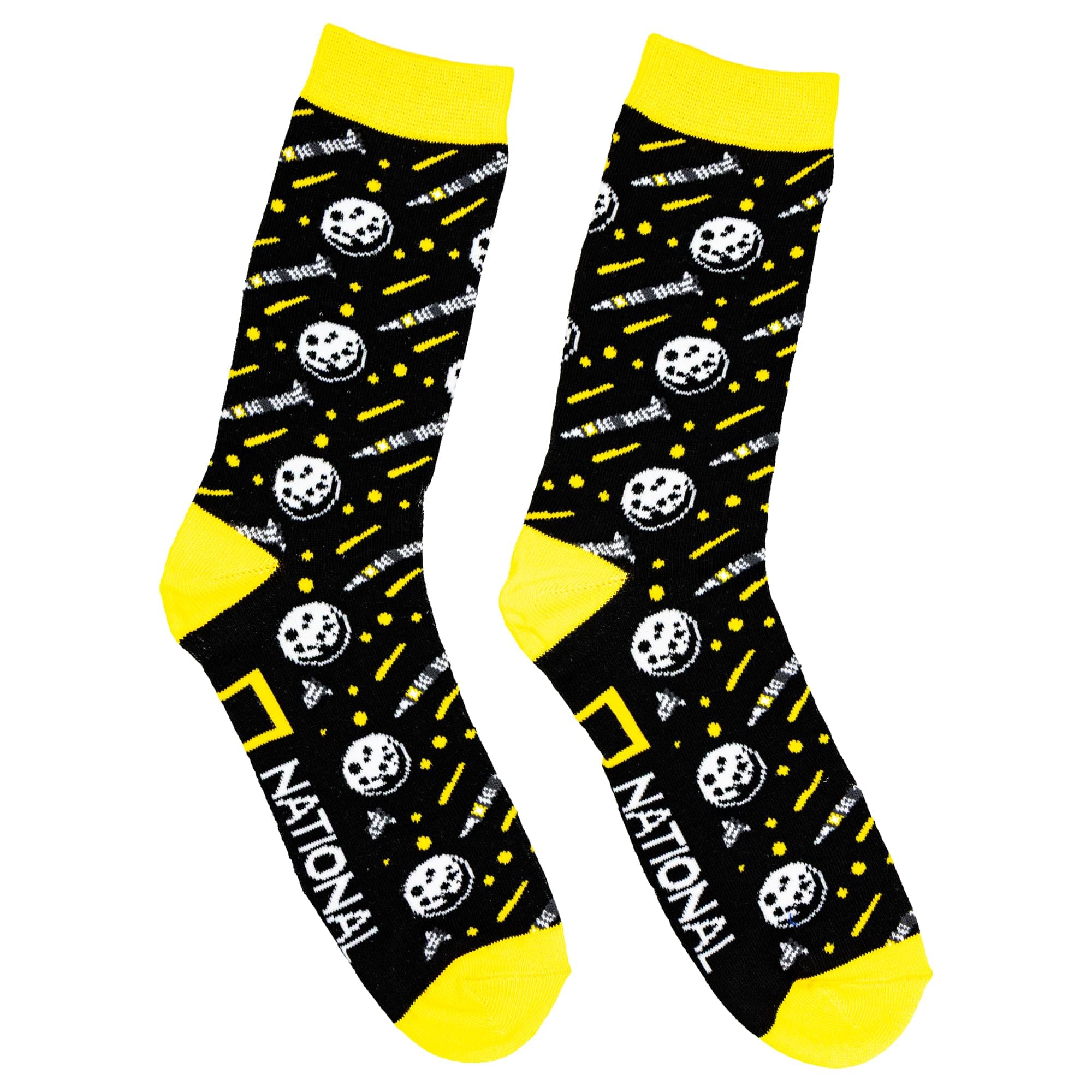 National Geographic Moon Landing Mid-Calf Adult Socks
