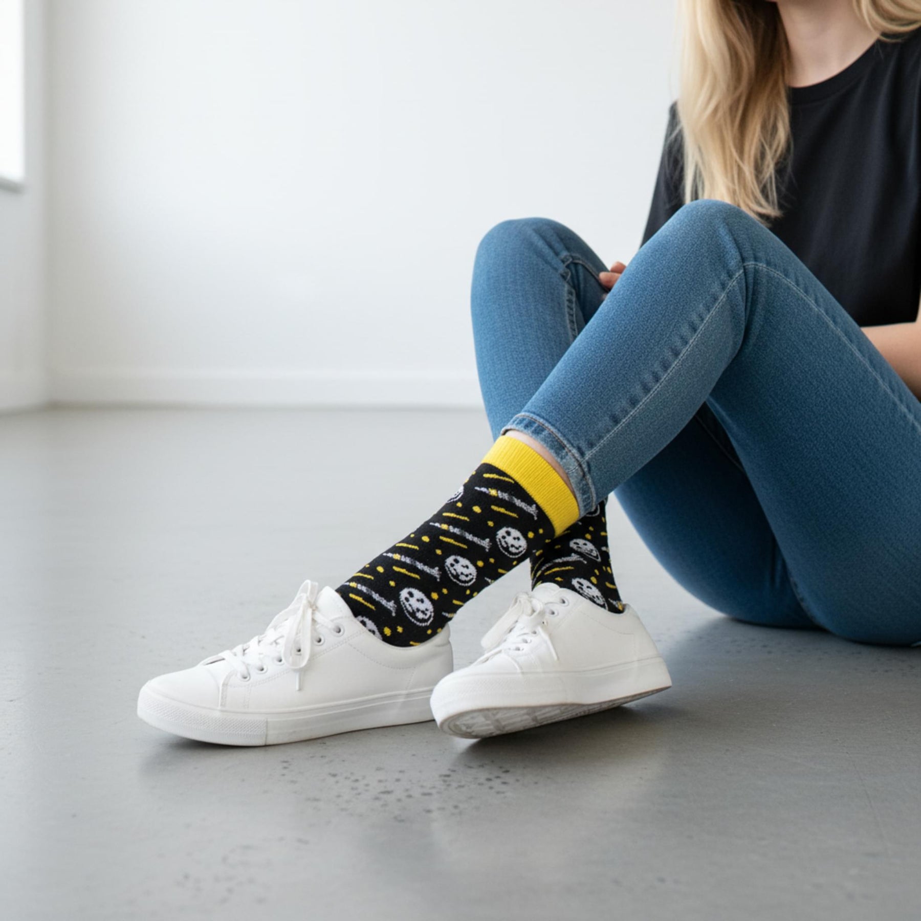 National Geographic Moon Landing Mid-Calf Adult Socks