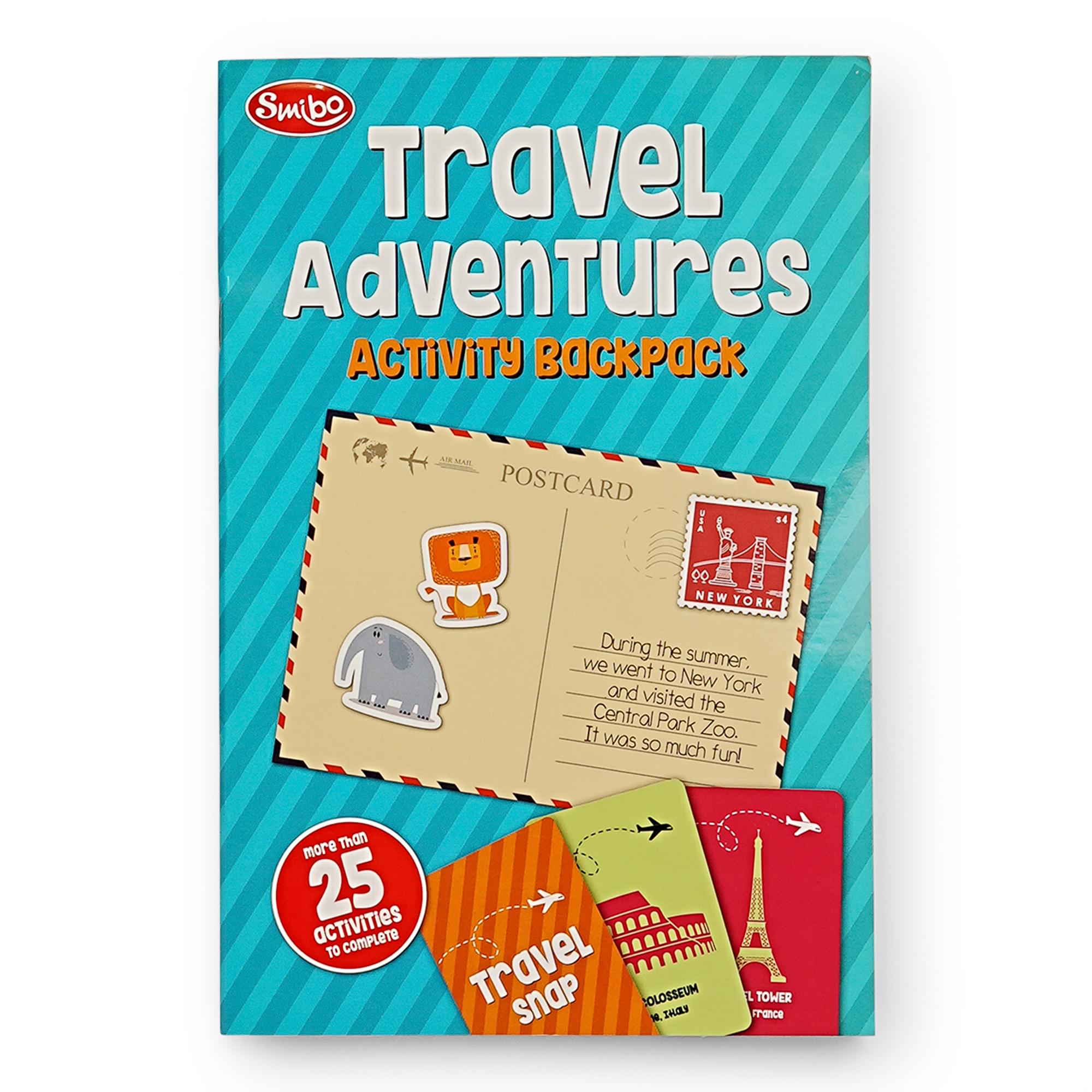 Travel Adventures Activity Backpack | More Than 25 Activities To Complete