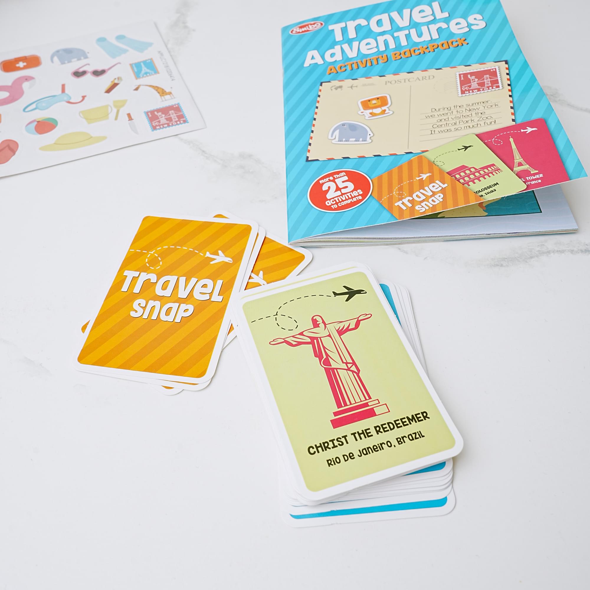 Travel Adventures Activity Backpack | More Than 25 Activities To Complete