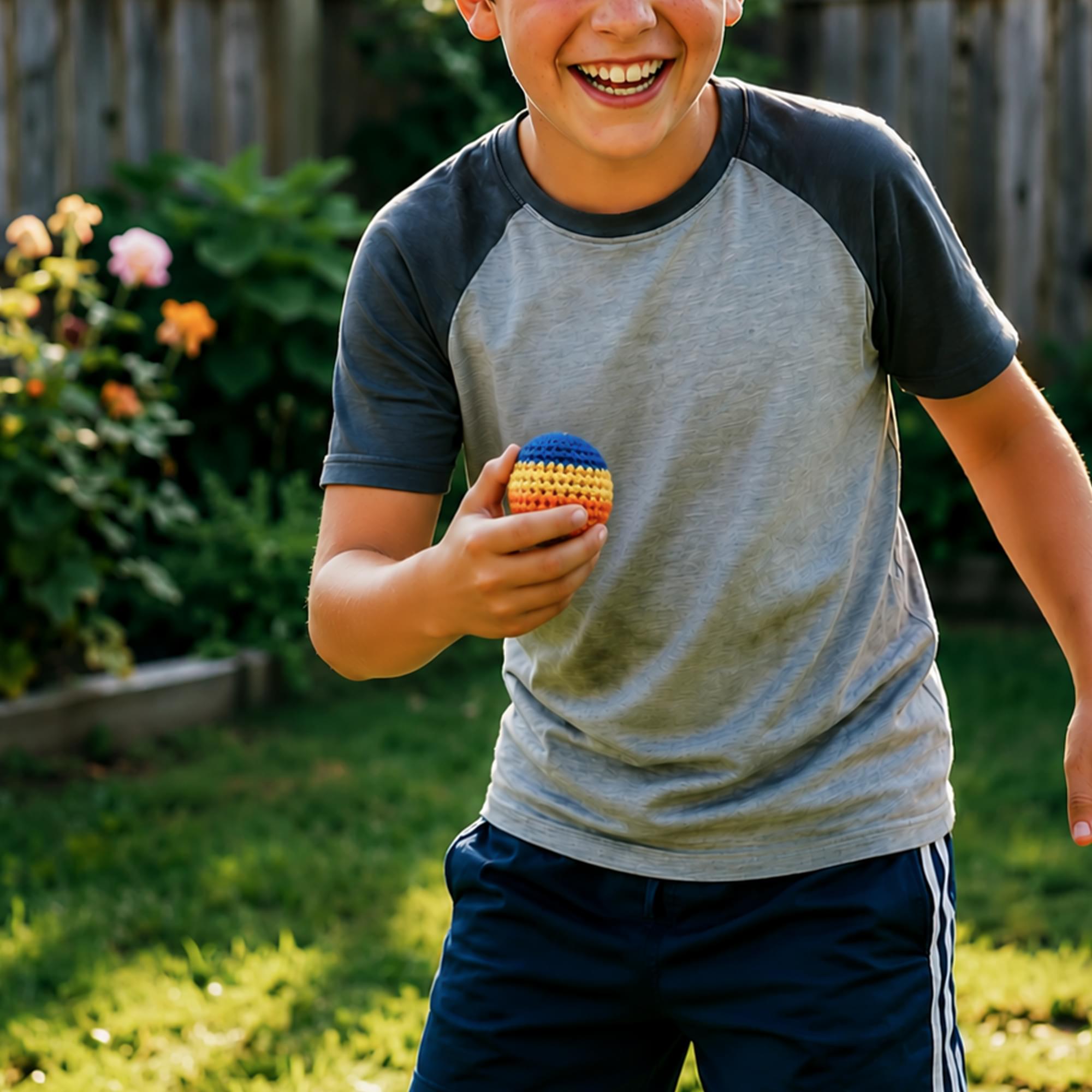 Multicolored Cotton Knit Hacky Sack Kickball | Set of 3