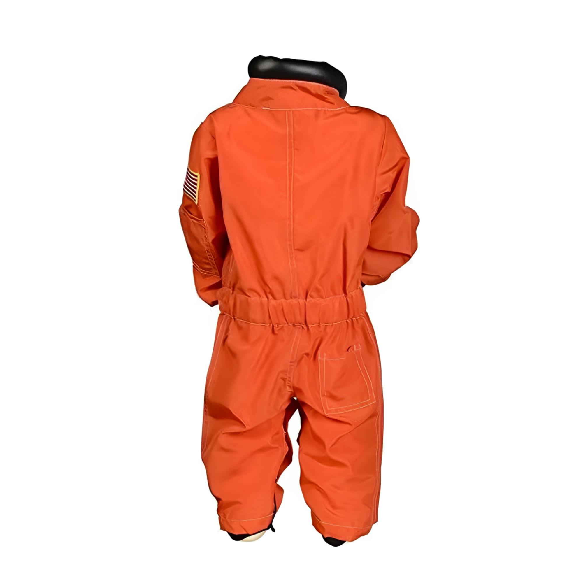 Jr Astronaut Suit (Orange) W/Cap Child Costume