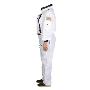 Adult Astronaut (White) Suit W/ Cap Costume