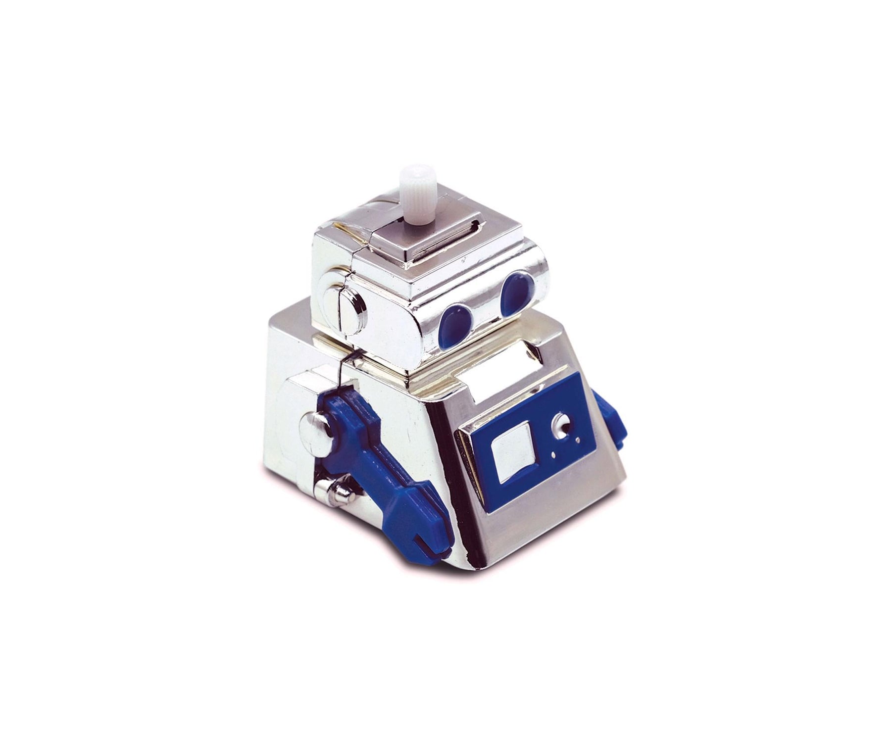 Aeromax Bump N Bots 3 Inch No Fall Wind-Up Robot | Blue
