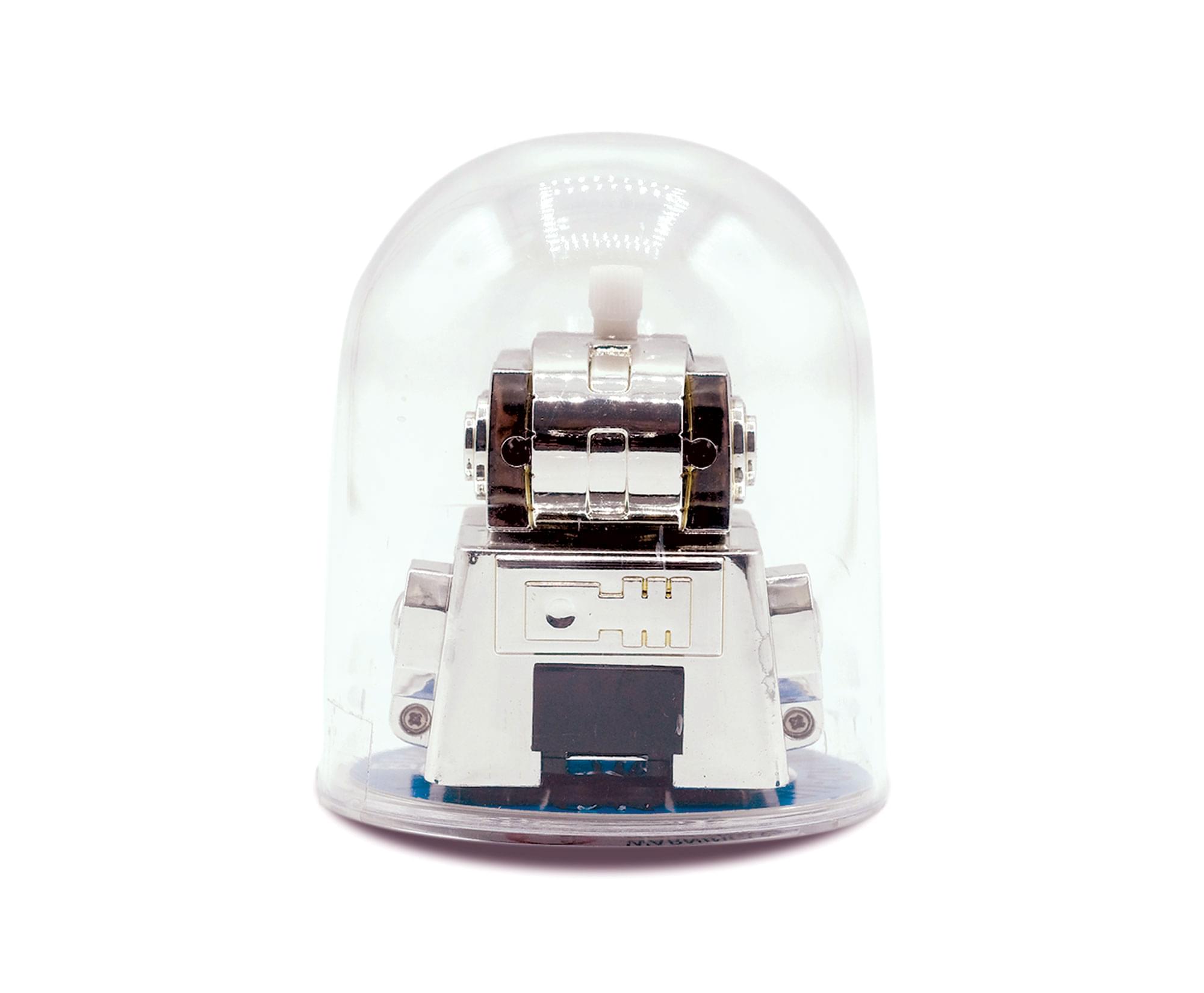 Aeromax Bump N Bots 3 Inch No Fall Wind-Up Robot | Blue