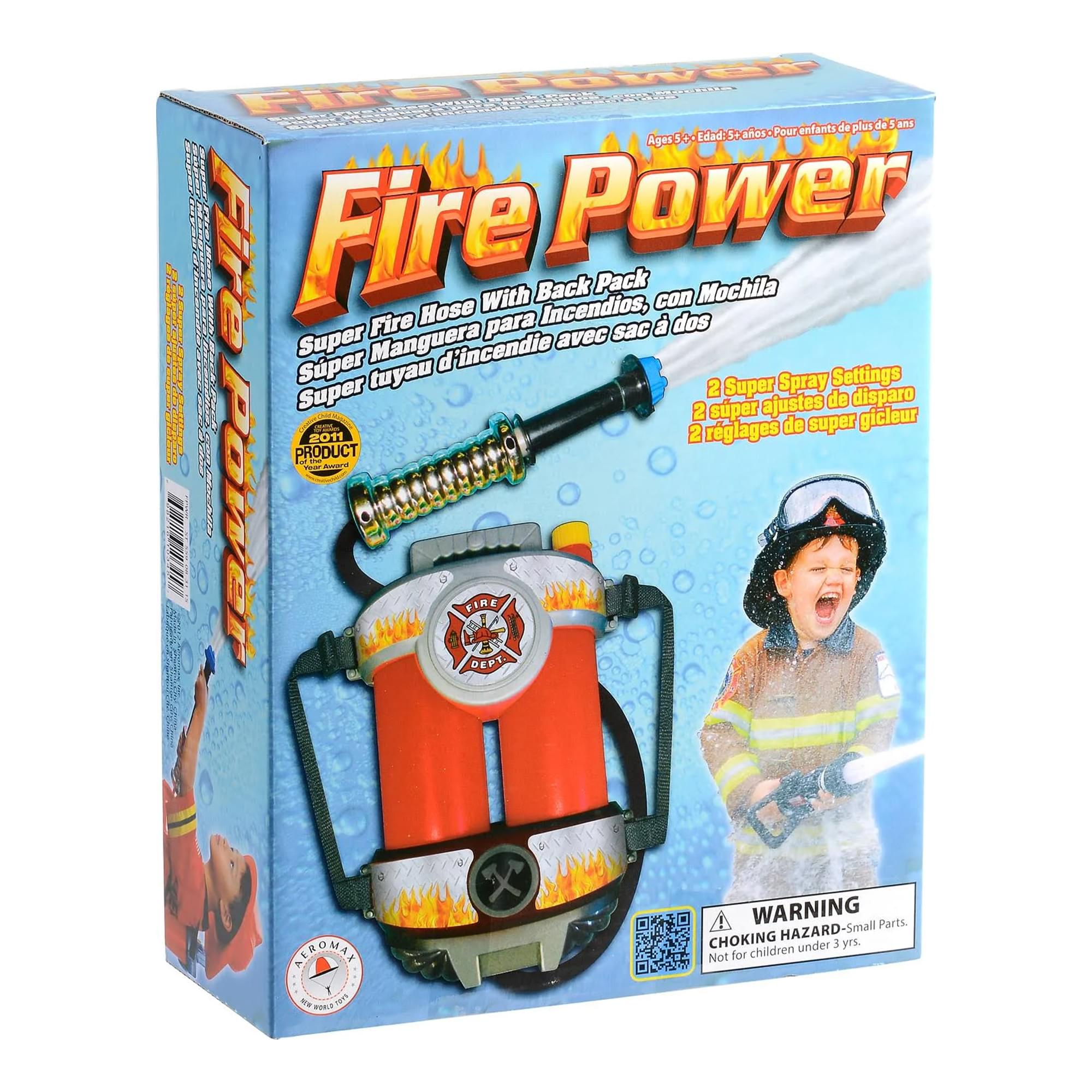 Super Soaking Fire Hose Backpack Costume Accessory Child