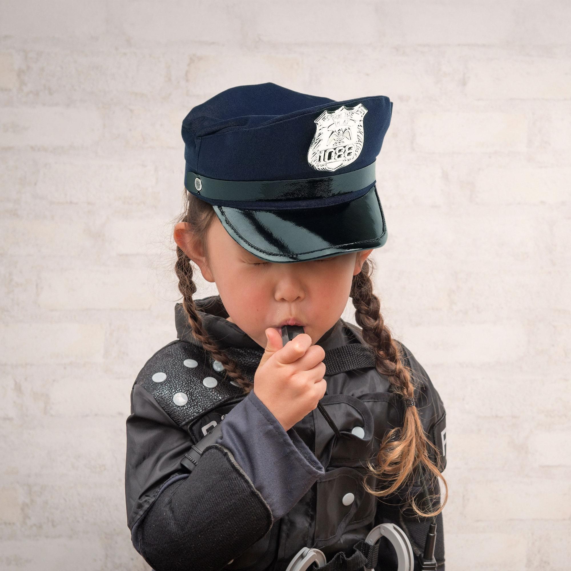 Police Cap Adjustable Child Costume Hat | Youth Size