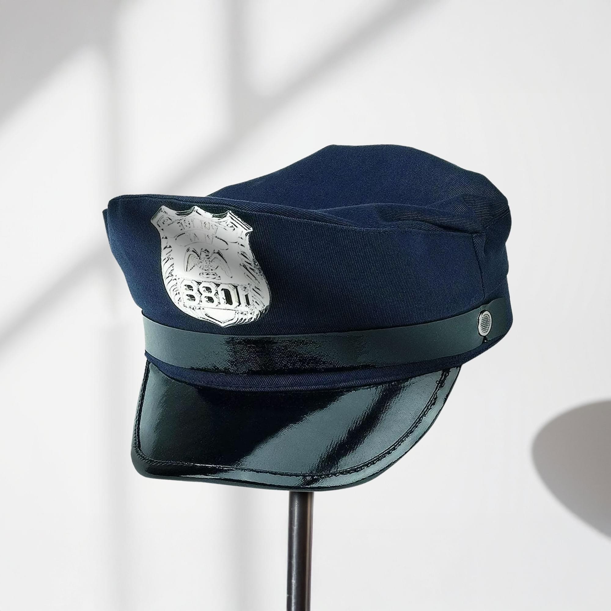 Police Cap Adjustable Child Costume Hat | Youth Size